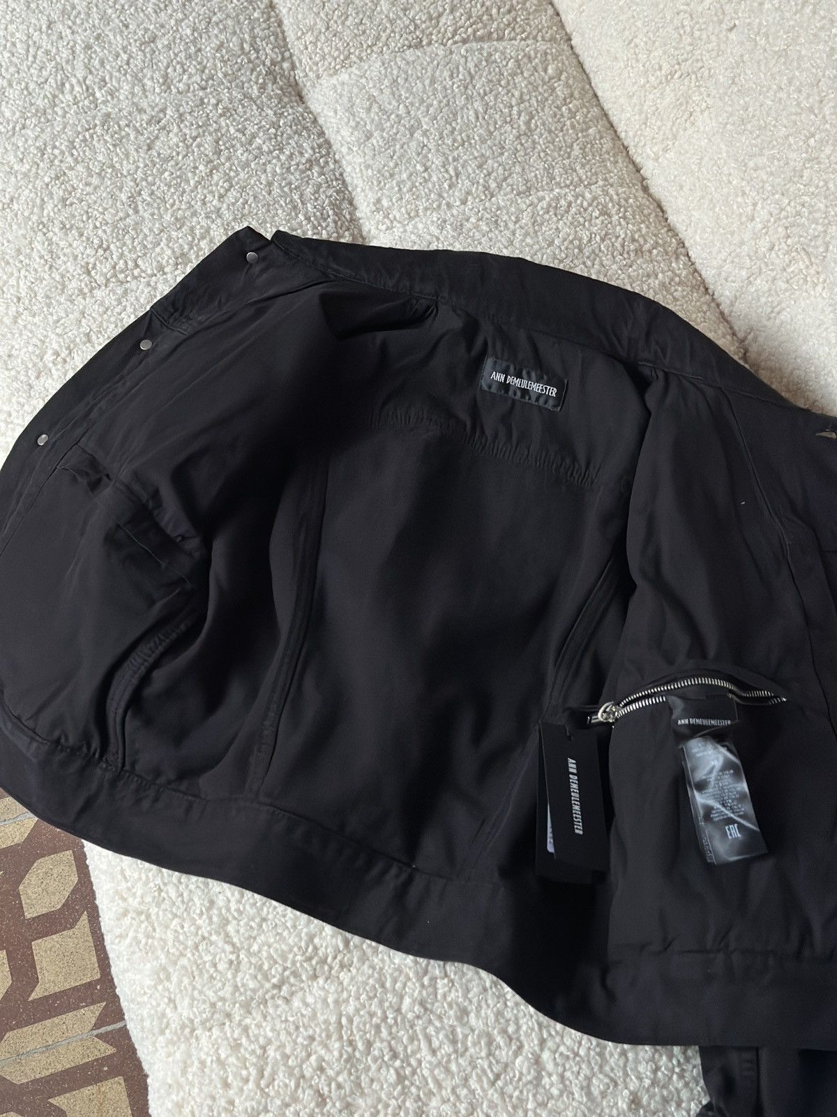 Ann Demeulemeester Ann Demeulemeester Micro Fit Denim Jacket Size XS / US 0-2 / IT 36-38 - 10 Thumbnail