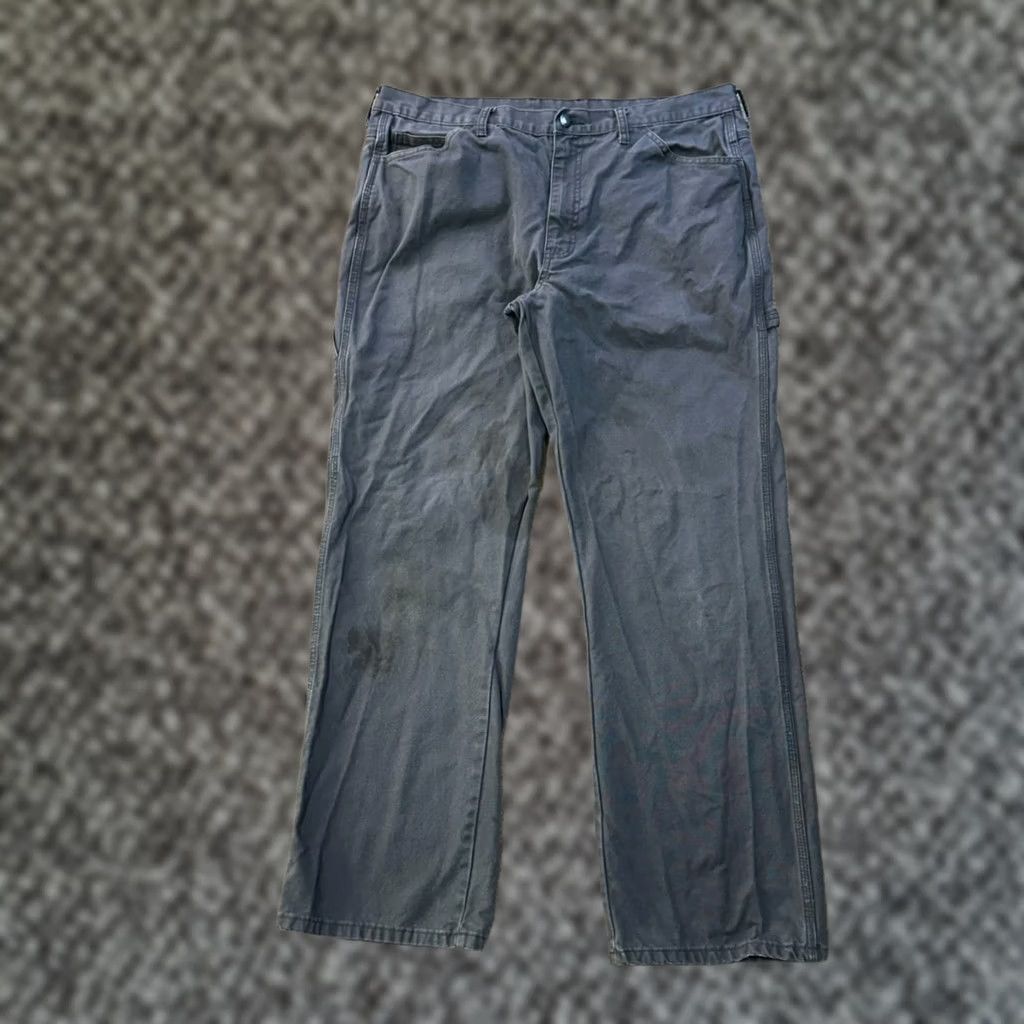 Dickies VINTAGE Dickies Relaxed fit Carpenter Pants Men's 36x32 Gray Workwear Distressed Size US 36 / EU 52 - 1 Thumbnail