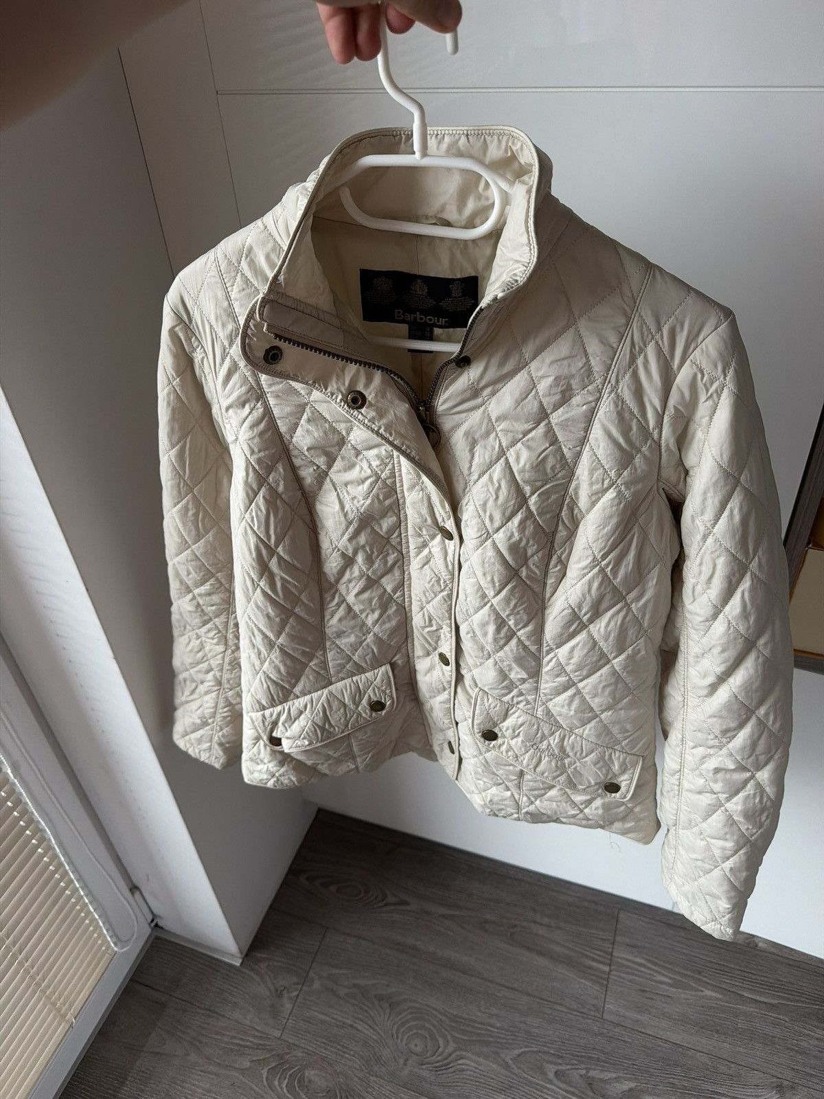 Barbour Vintage Barbour Woman’s Tarn Quilted Avant Garde Jacket Size L / US 10 / IT 46 - 6 Thumbnail