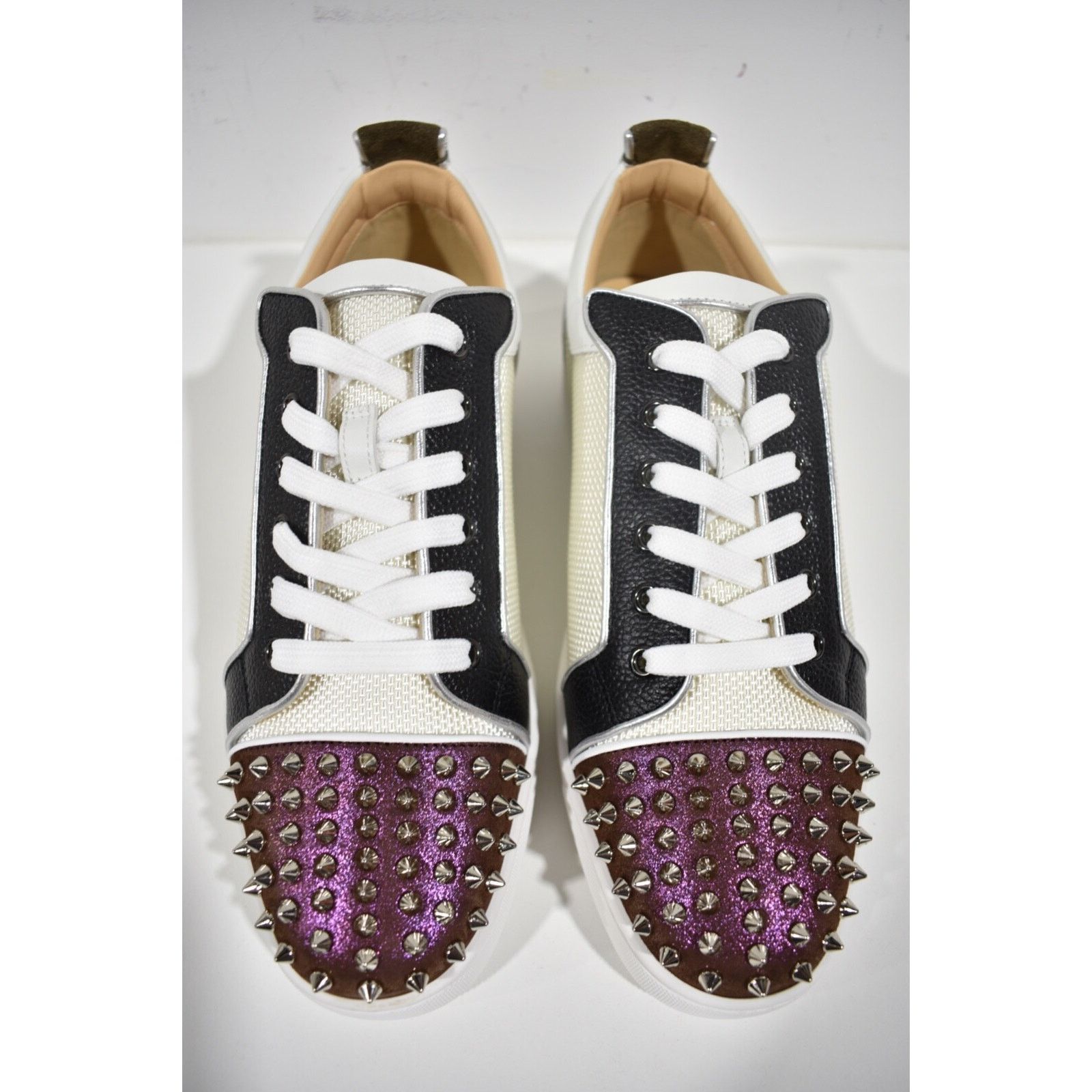 Christian Louboutin Christian Louboutin Louis Junior Spikes Low Top Sneakers Size US 11 / EU 44 - 6 Thumbnail