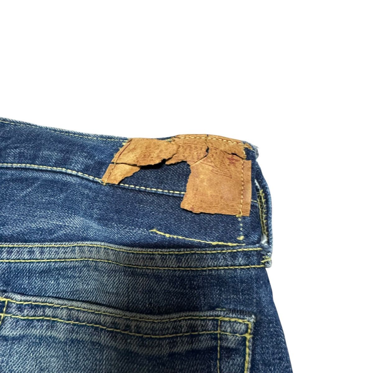 Vintage Vintage 70s BIGSTONE Denim Selvedge Jeans Repaired Size US 29 - 14 Thumbnail