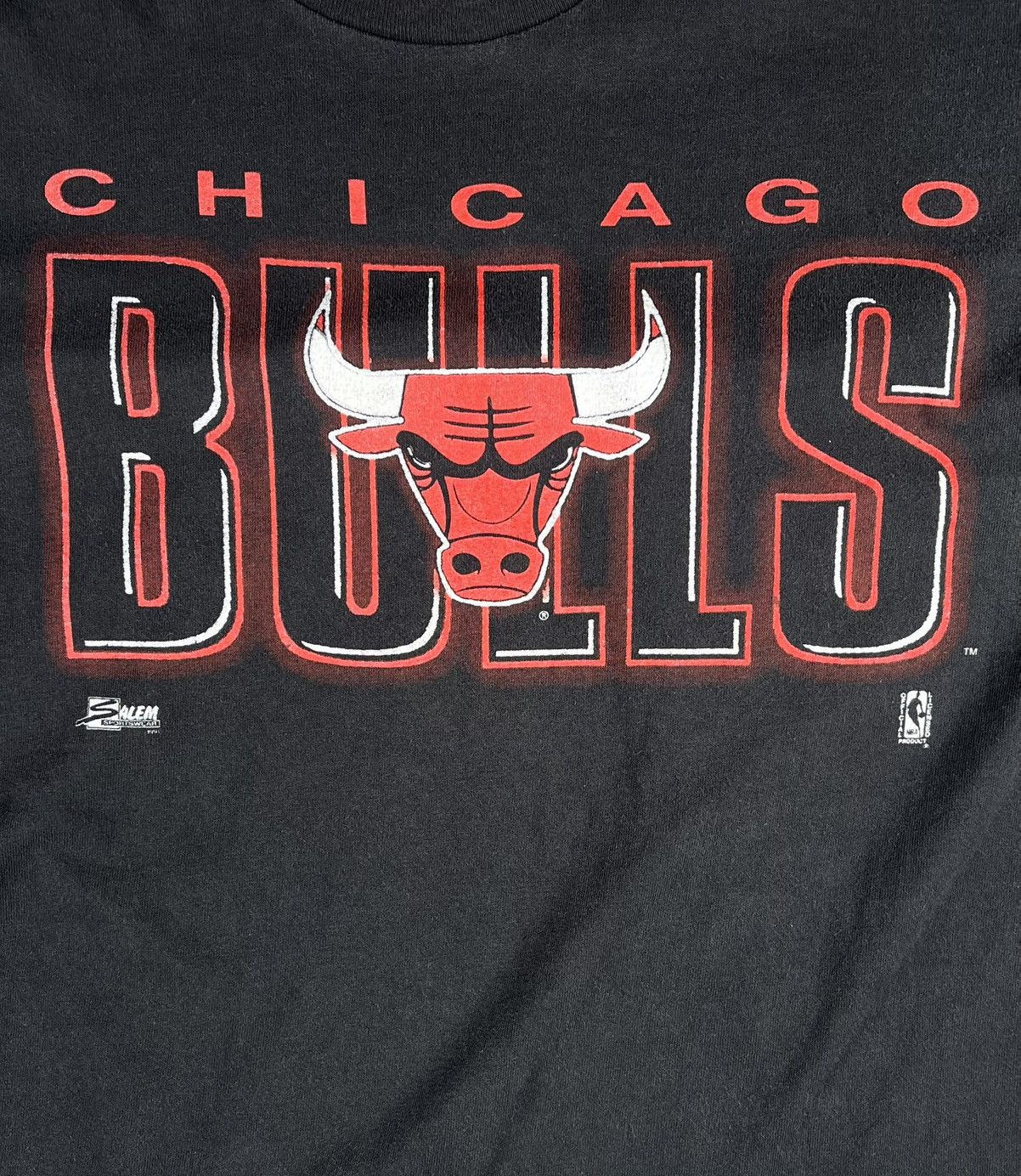 Salem Sportswear Chicago Bulls 1990s Salem Sportswear Double-Layer Tee Size US L / EU 52-54 / 3 - 2 Thumbnail