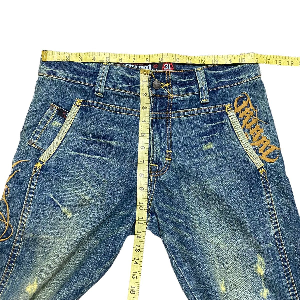 Tribal Streetwear Vintage Tribal Streetwear Embroidery Denim Jeans Size US 31 - 16 Thumbnail