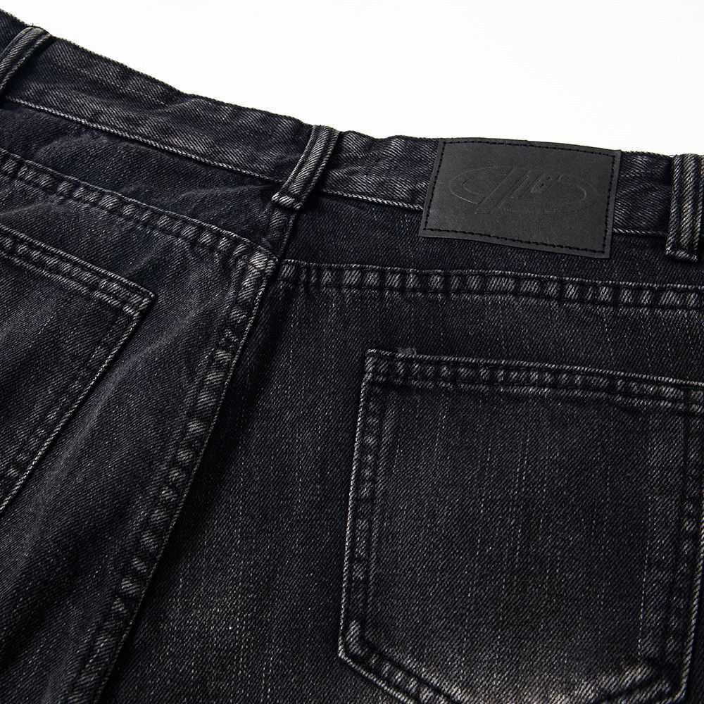 Japanese Brand × Vintage Men's casual punk distressed loose wide-leg washed jeans Size US 32 / EU 48 - 5 Thumbnail