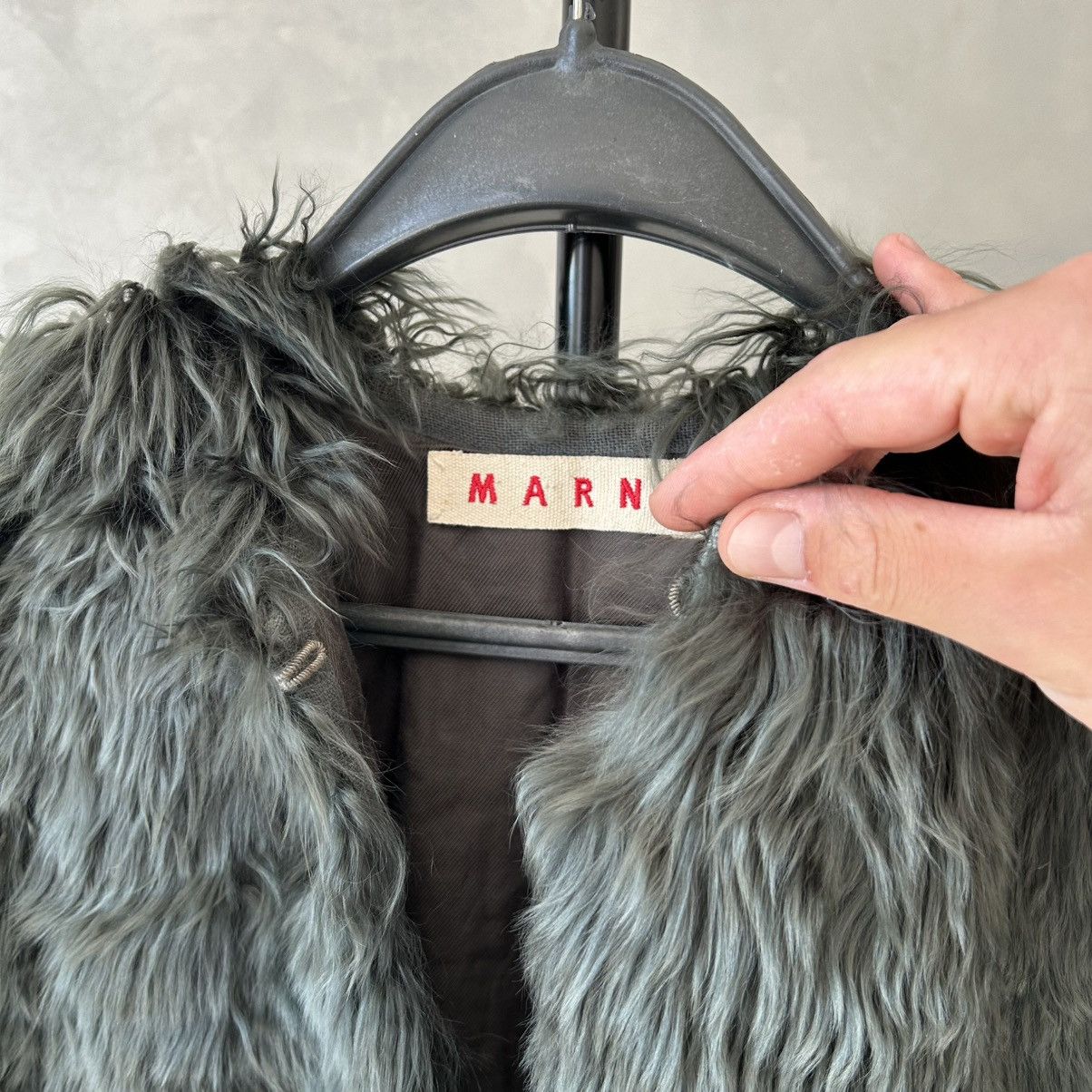 Marni Marni 100% Lama Alpaca Real Fur Shrug / Stole Size 38 Size XS / US 0-2 / IT 36-38 - 5 Thumbnail
