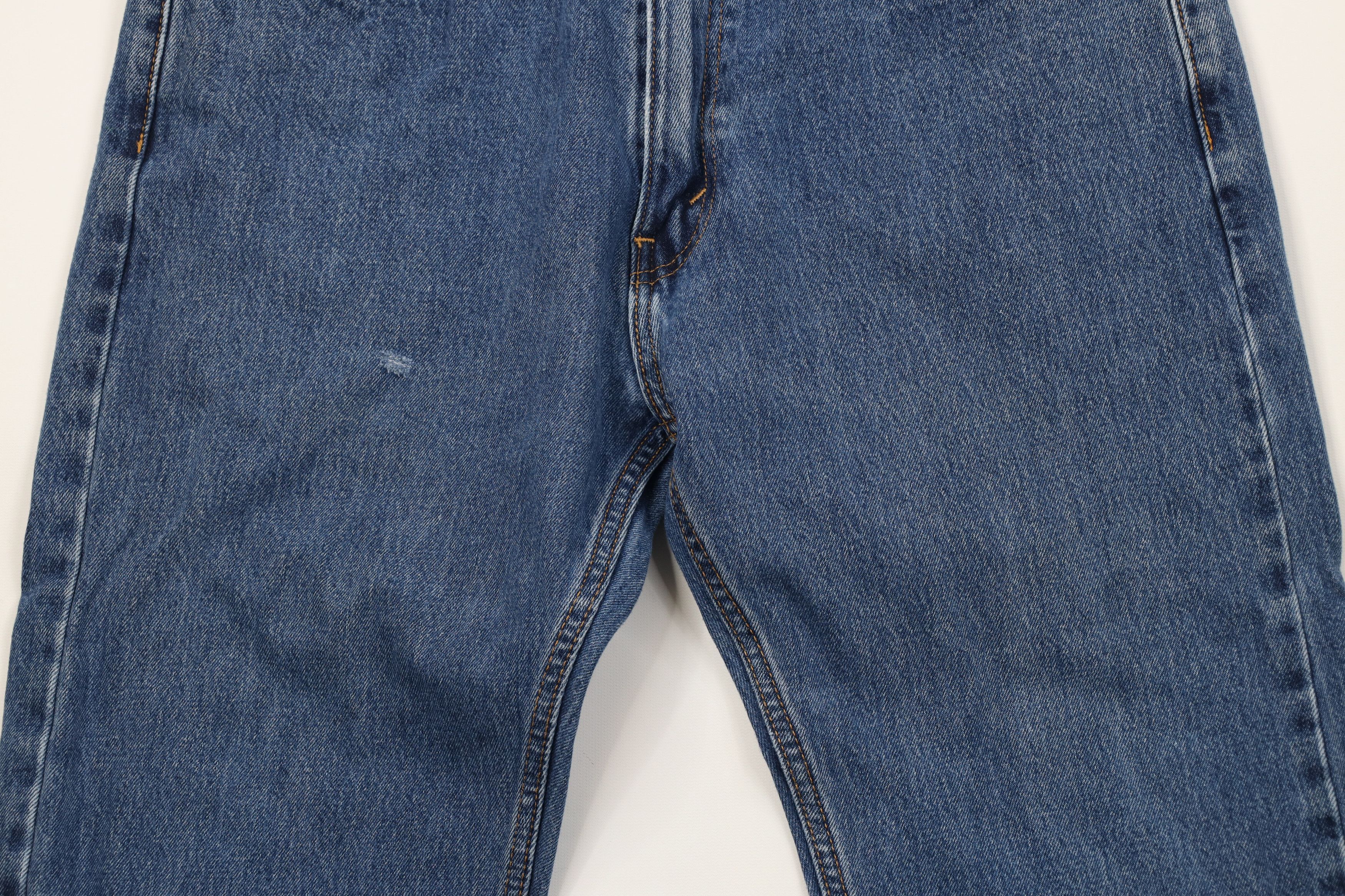 Levi's Vintage Y2K Levis 505 Fit Straight Leg Denim Jeans Blue Size US 36 / EU 52 - 3 Thumbnail