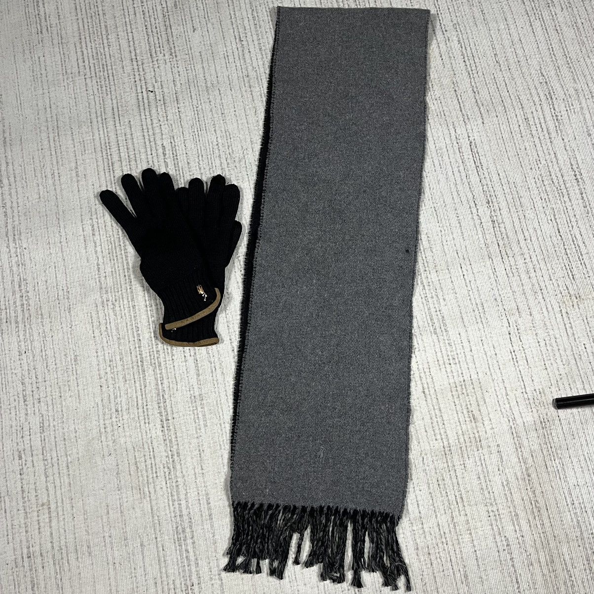 Polo Ralph Lauren Polo Ralph Lauren Two way Color Wool Scarf Size ONE SIZE - 8 Thumbnail