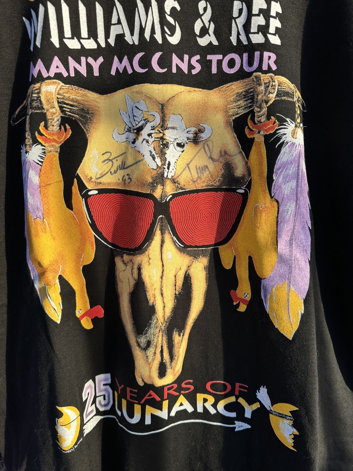 Fruit Of The Loom × Vintage Vintage Signed William & Ree Single stitched Tour T Shirt Size US XL / EU 56 / 4 - 2 Thumbnail