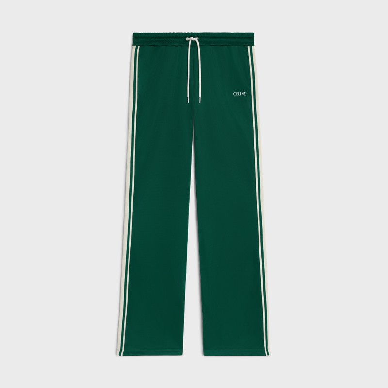 Celine o1w1db10526 2Z7228 Jogger & Sweatpant in Green Size US 28 / EU 44 - 1 Thumbnail