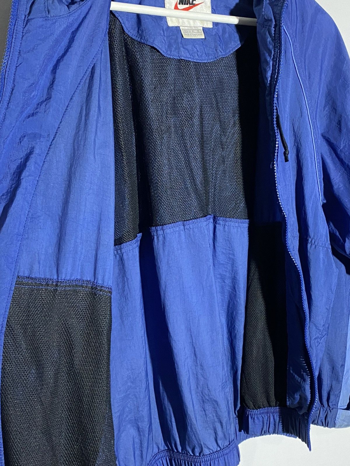 Nike Vintage 90s Light Nike Nylon Jacket Blue Size US M / EU 48-50 / 2 - 12 Thumbnail