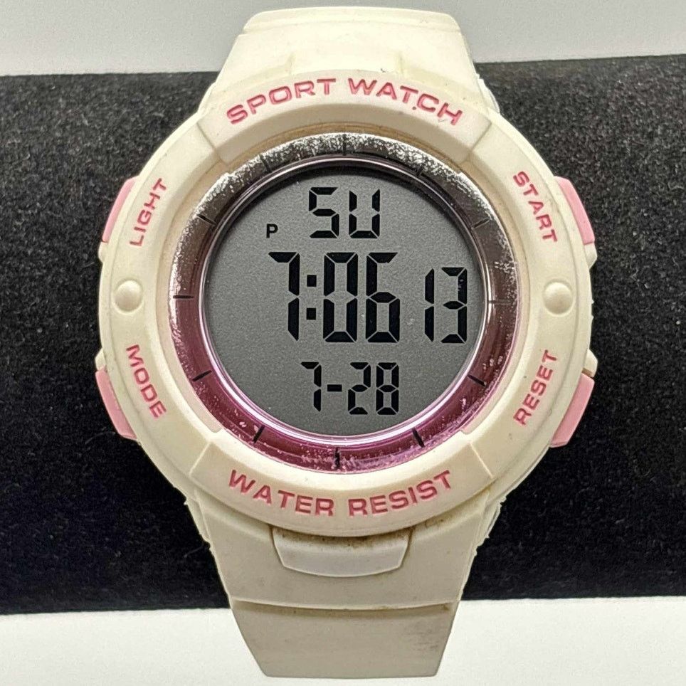 Other Retro Cream & Pink Digital Watch Size ONE SIZE - 1 Thumbnail