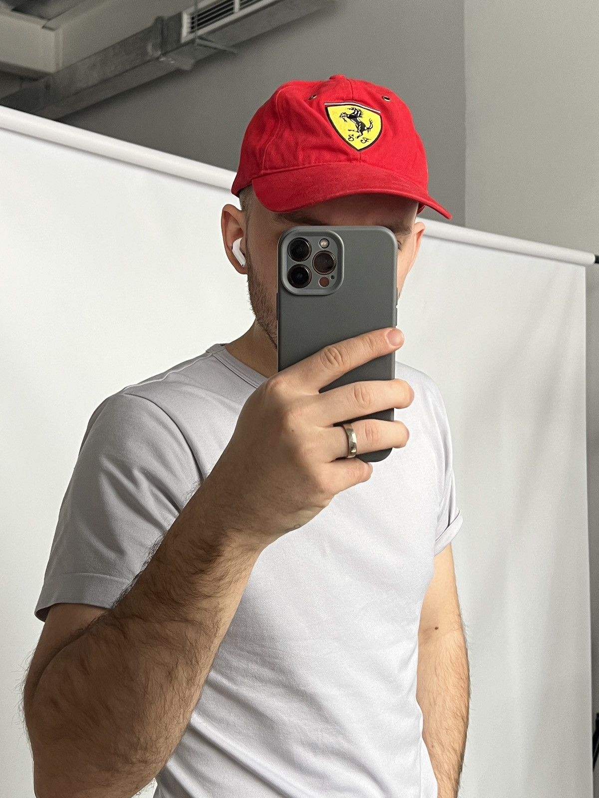 Ferrari Vintage Ferrari F1 Red Cap One Size Size ONE SIZE - 1 Thumbnail