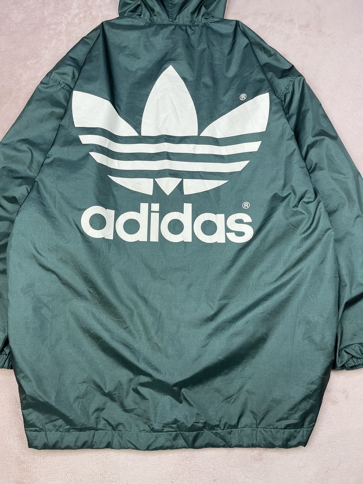 Adidas Vintage 90s ADIDAS BIG LOGO Coach Jacket Size US L / EU 52-54 / 3 - 2 Thumbnail