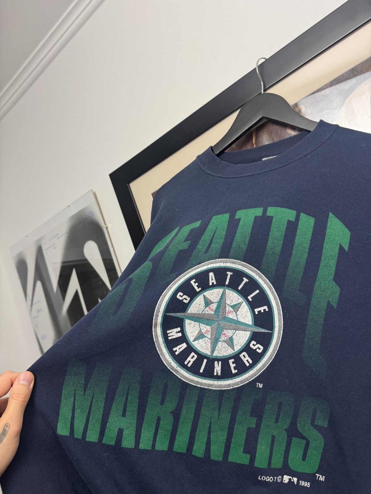 MLB Vintage 90s Seattle Marines Major League Baseball MLB Logo7 Size US L / EU 52-54 / 3 - 2 Thumbnail