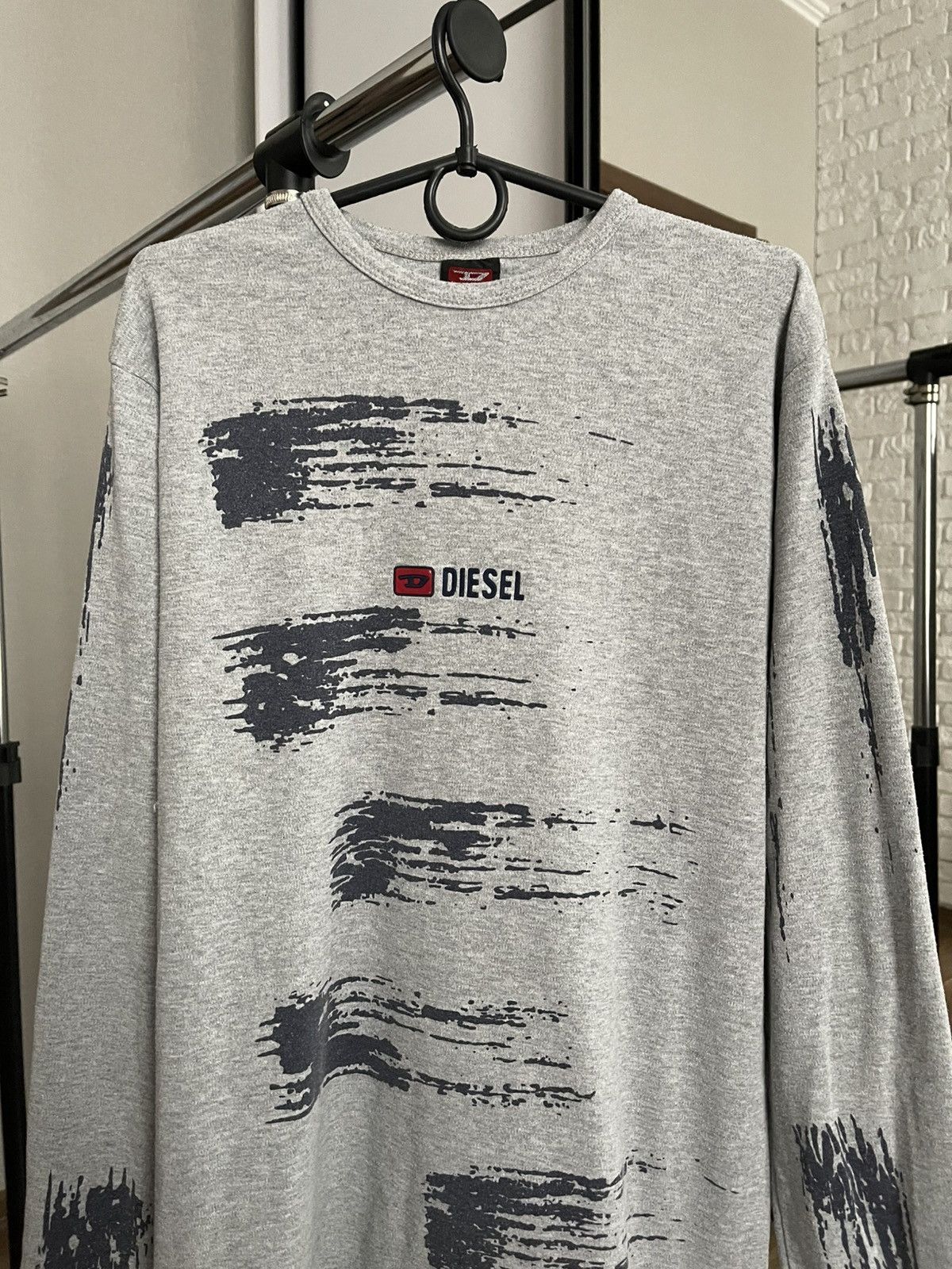 Diesel Diesel Vintage Y2K Long Sleeve T-Shirt Tee 90s Size US L / EU 52-54 / 3 - 4 Thumbnail