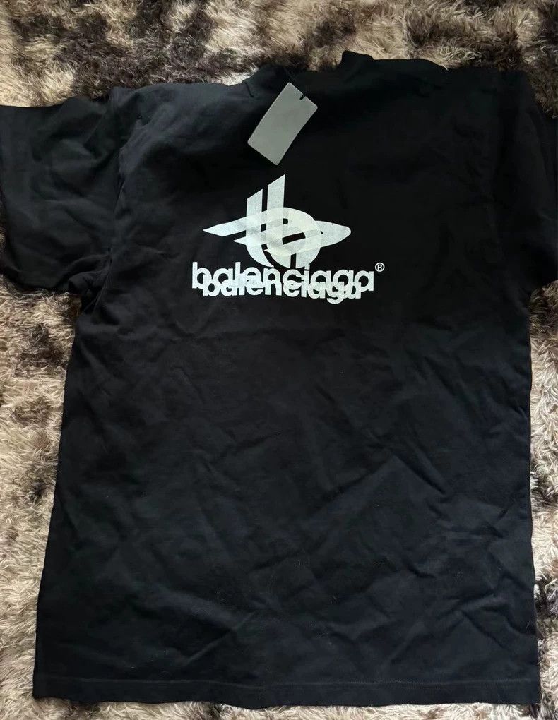 Balenciaga Balenciaga Double B Logo Short Sleeve Tee Size US M / EU 48-50 / 2 - 1 Thumbnail