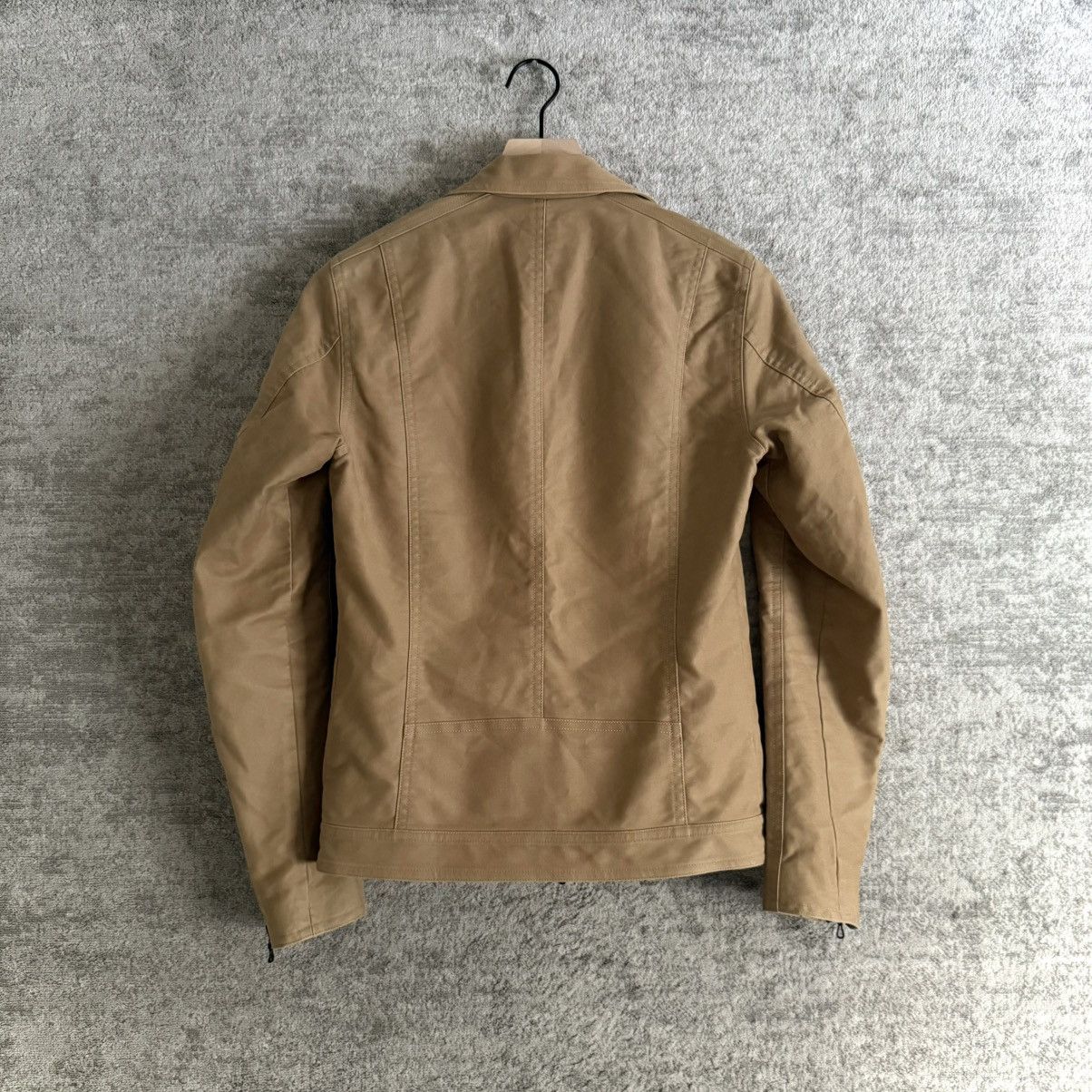 Shellac Early 2000's Shellac Double RiRi Zip Cotton Riders Jacket Size US M / EU 48-50 / 2 - 9 Thumbnail