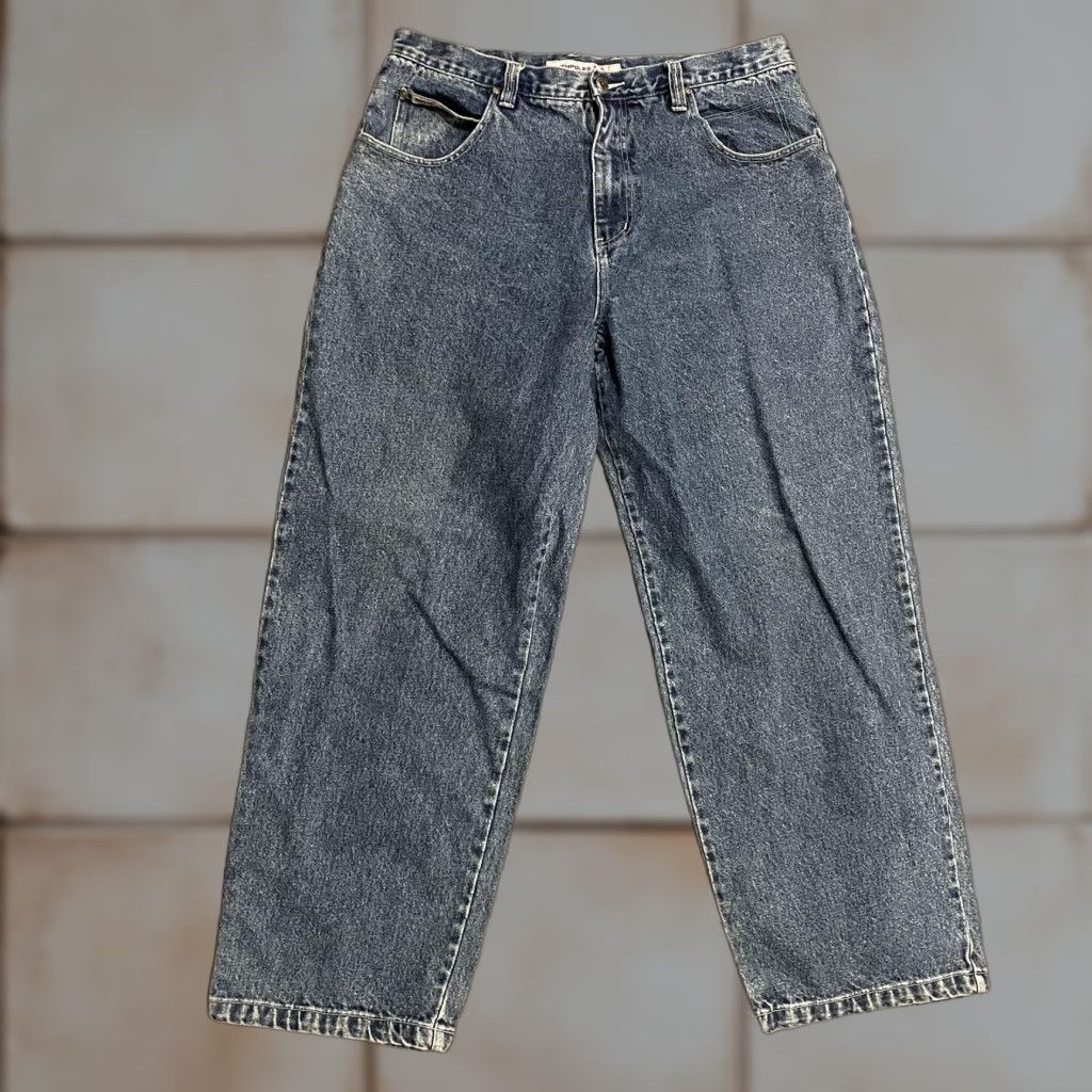 Southpole VINTAGE Southpole Authentic Collection Jeans Mens 40x32 High Rise Tapered Leg Denim Blue 5-Pocket Mens Boys? Size US 40 / EU 56 - 1 Thumbnail
