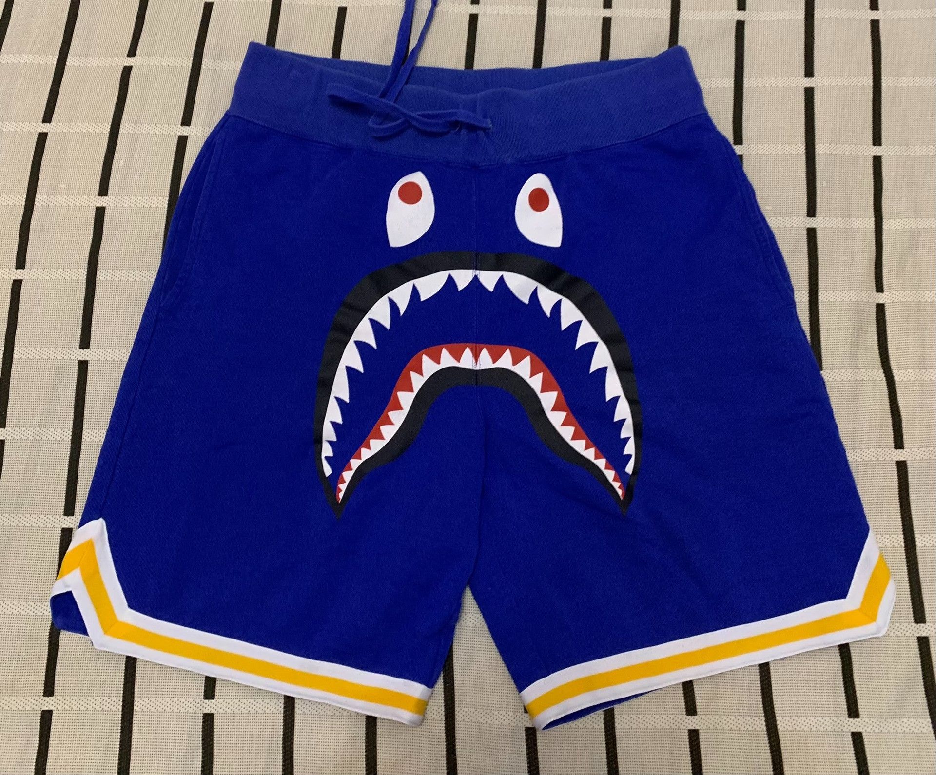 Bape Bape Basketball Shark Blue Shorts L Men Size US 34 / EU 50 - 1 Thumbnail