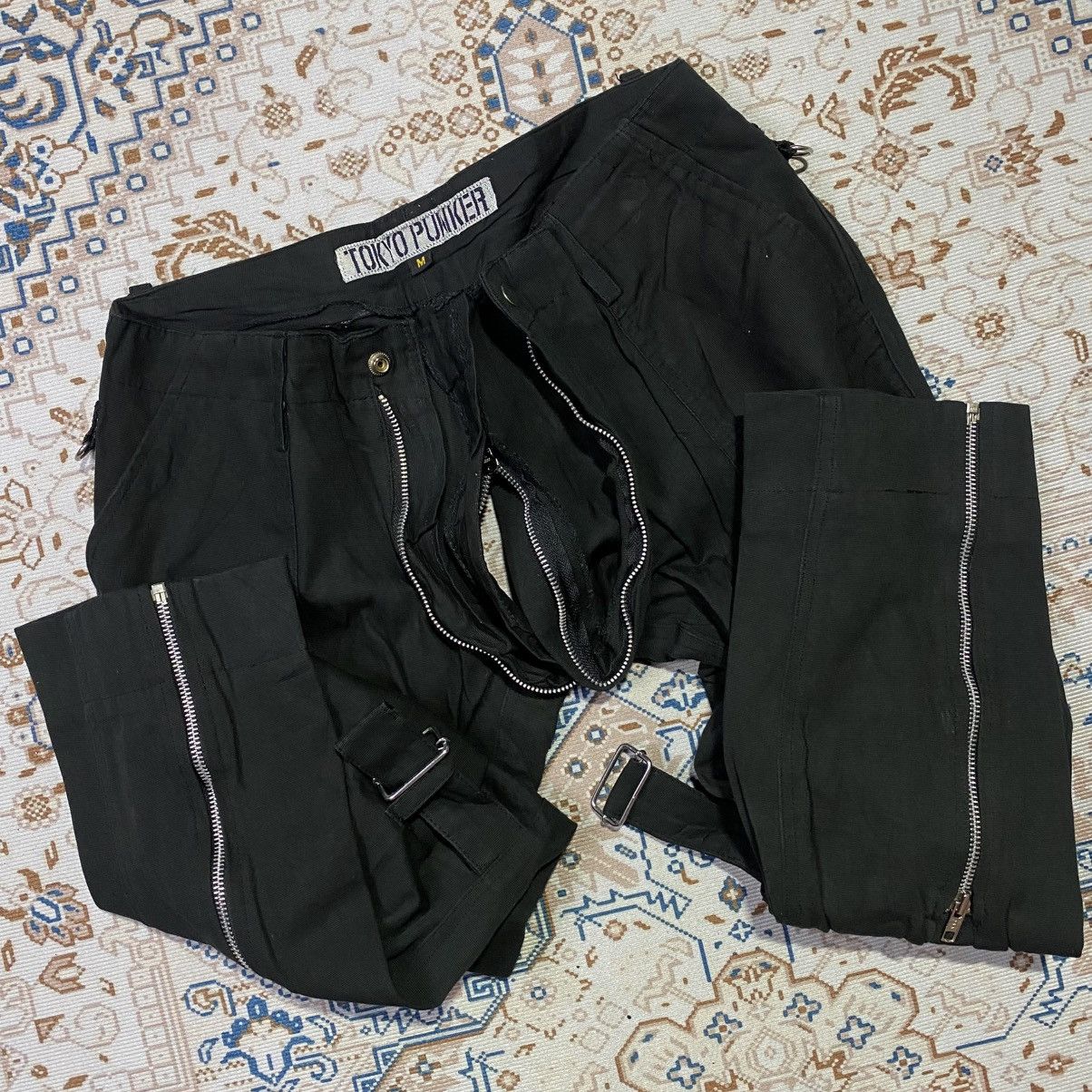 If Six Was Nine × Japanese Brand × Le Grande Bleu (L.G.B.) TOKYO PUNKERS BONDAGE PANTS Size US 30 / EU 46 - 3 Thumbnail