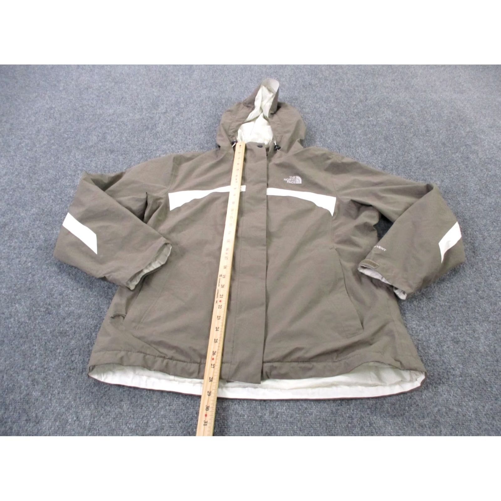 The North Face The North Face Jacket Womens XL Brown Softshell Hyvent Outdoors Rain Hiking Camping Size XL / US 12-14 / IT 48-50 - 3 Thumbnail