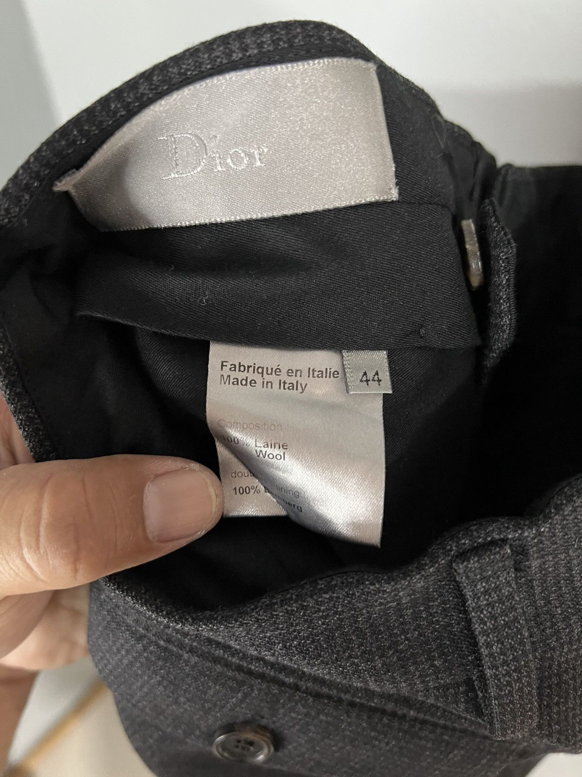 Dior DIOR HOMME X HEDI SLIMANE AW2004 WOOL BLEND TROUSER Size US 44 / EU 60 - 3 Thumbnail