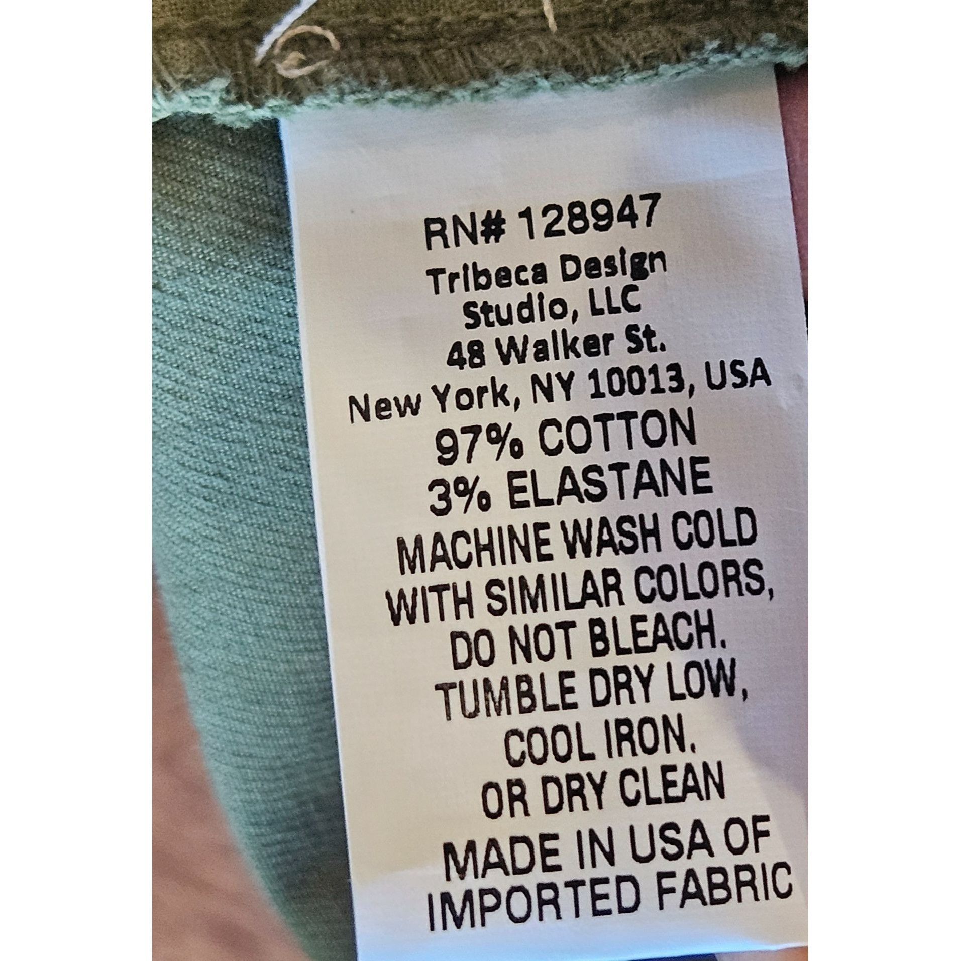 Nili Lotan Nili Lotan Women Olive Stripe Pant M Utility Tailored Parisi Size 28" / US 6 / IT 42 - 14 Thumbnail