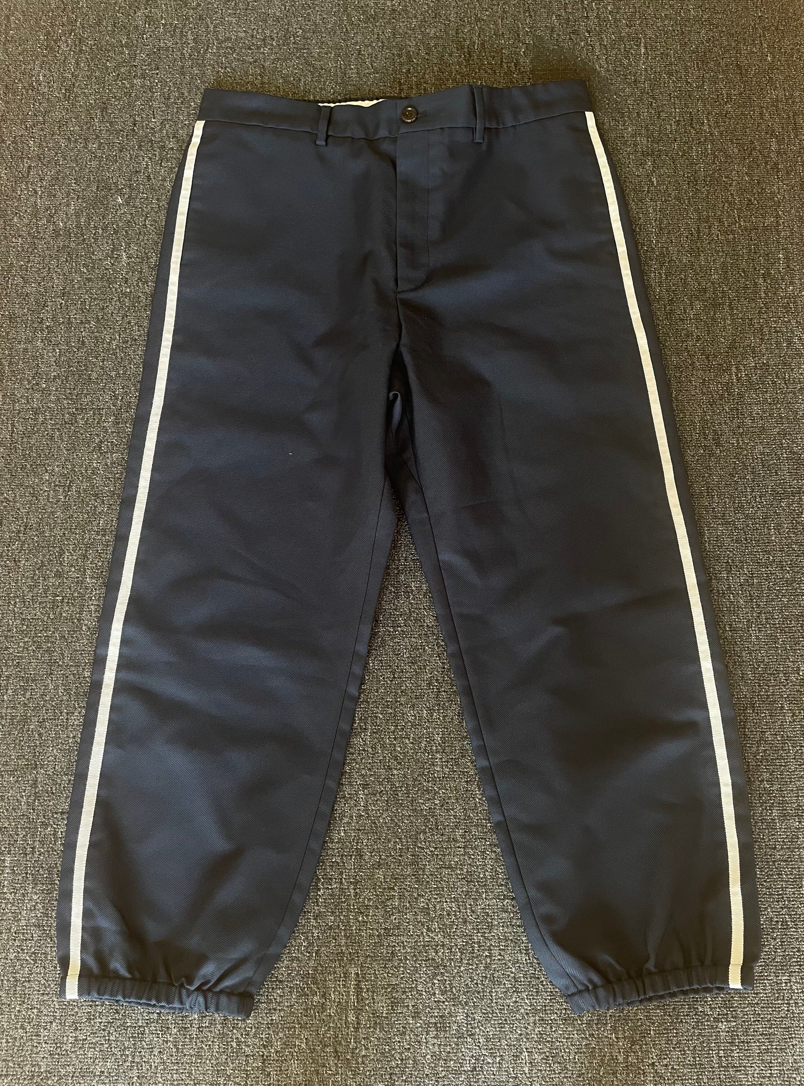 image of Gucci Sports Casual Pants Oversize Size 52 in Blue, Men's