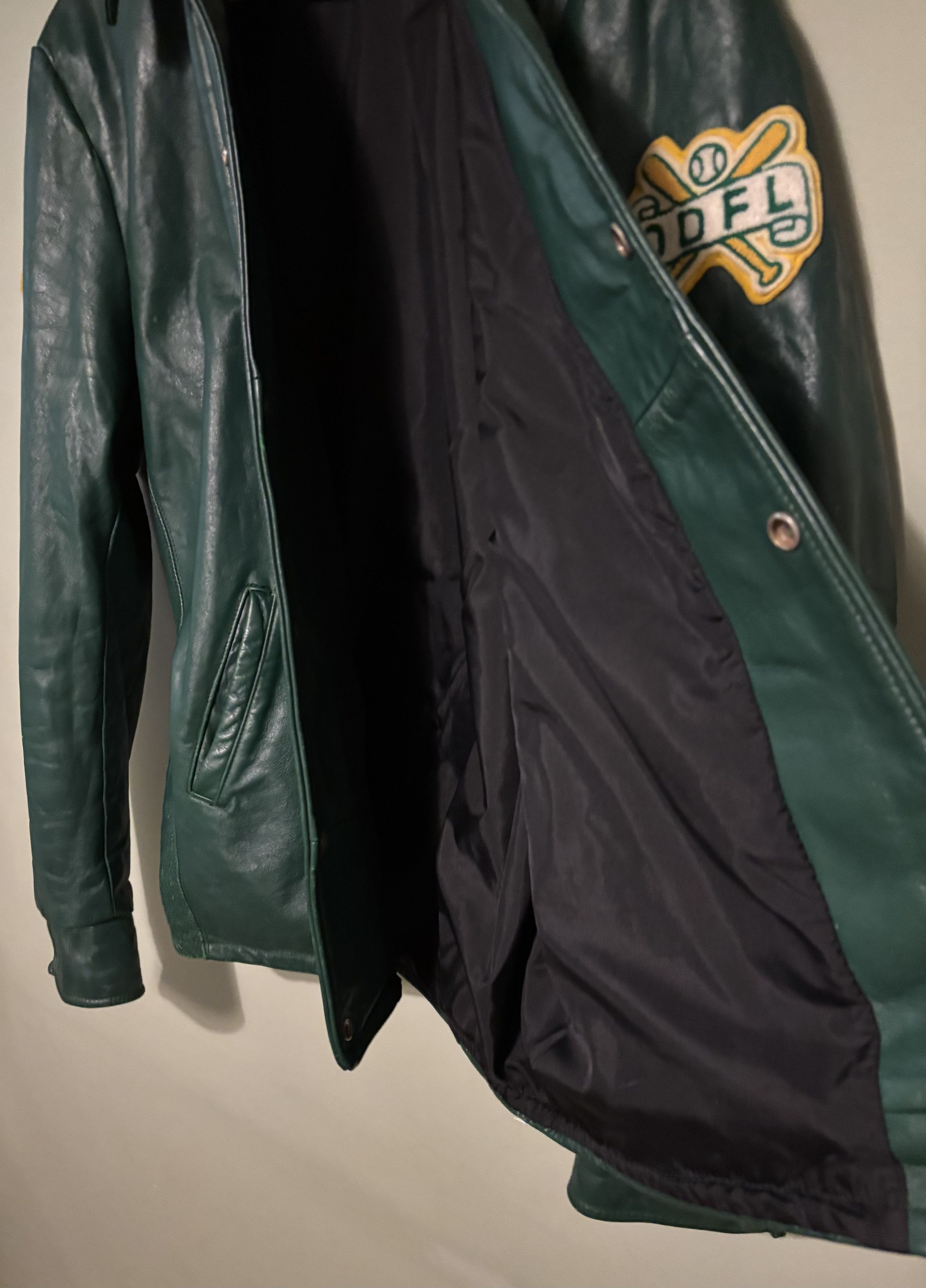 Vintage 1977 Brechin Lagoon City Fastball Champs Varsity Jacket Size US L / EU 52-54 / 3 - 7 Thumbnail