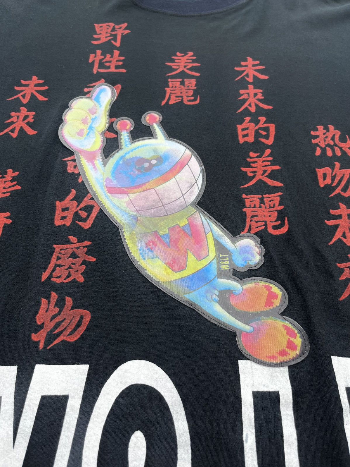 Walter Van Beirendonck Walter van Beirendonck SS95 W.&L.T. holo long-sleeve T-shirt Size US XL / EU 56 / 4 - 8 Thumbnail