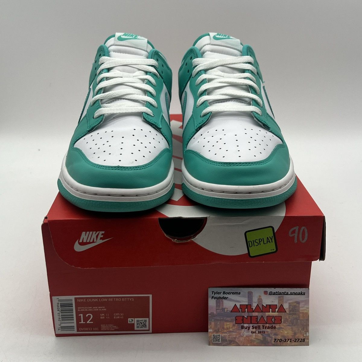 Nike Nike dunk low clear Jade Size US 12 / EU 45 - 2 Thumbnail