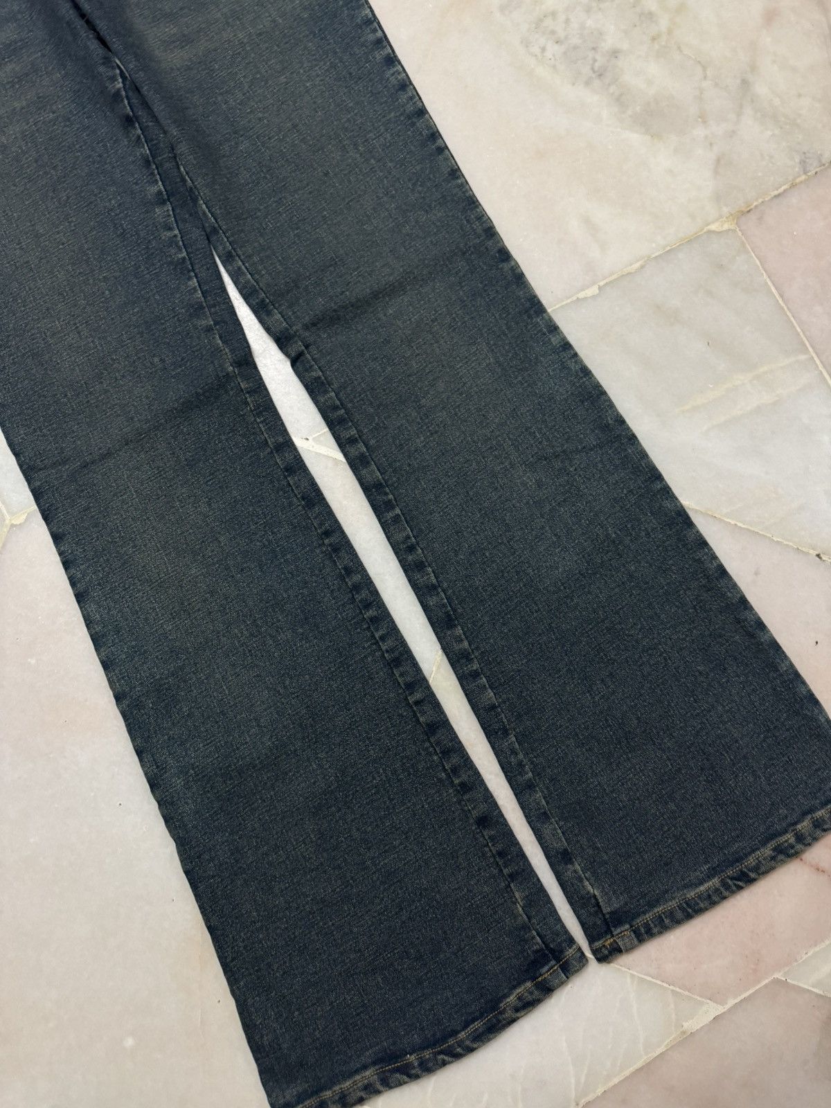 Designer 💥FLARED💥VINTAGE JAPANESE S.P.E BOOTCUT MUDWASH JEANS Size US 29 - 4 Thumbnail
