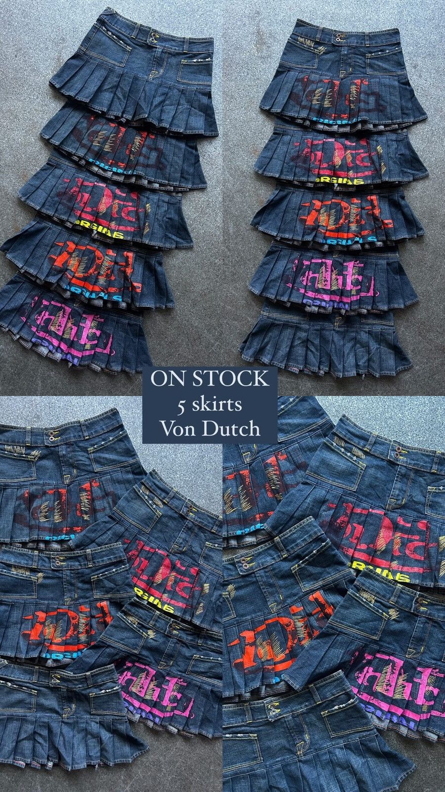 Vintage × Von Dutch Vintage Von Dutch Pleated Mini Skirt Size 26" / US 2 / IT 38 - 11 Thumbnail