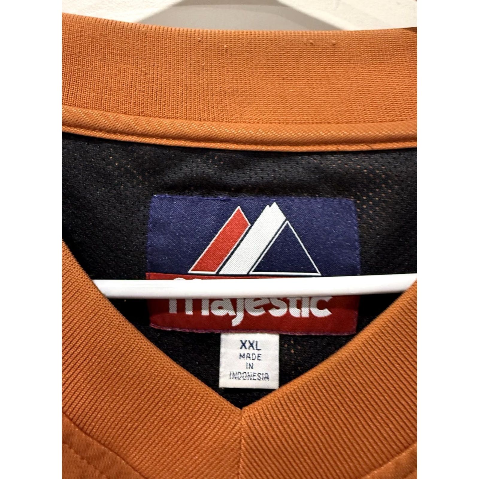 Vintage VINTAGE Majestic Texas Longhorns Windbreaker Jacket V Neck Pullover 2XL Orange Logo Men XXL Size US XXL / EU 58 / 5 - 3 Thumbnail