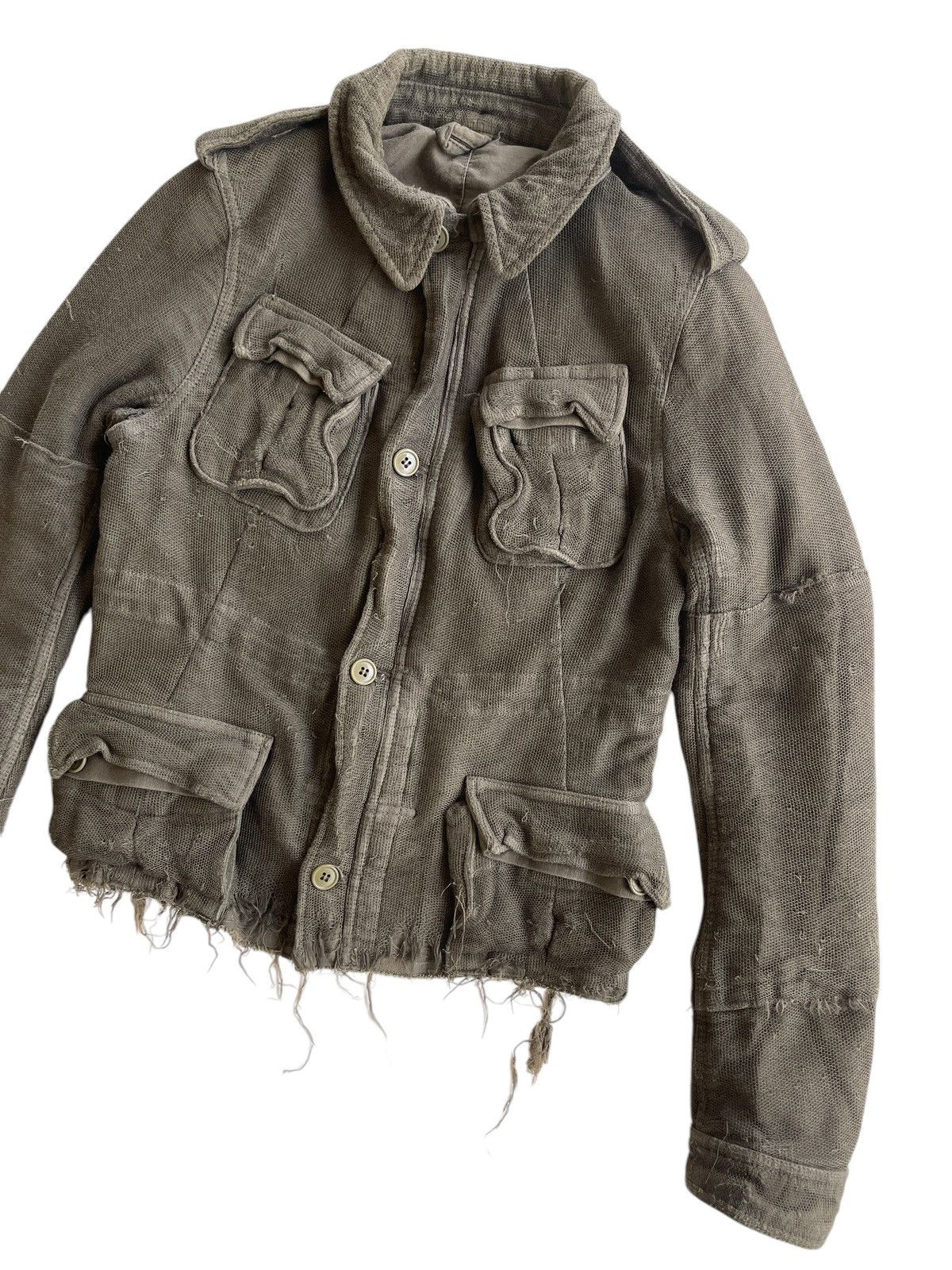 Maison MIHARA YASUHIRO AW05 Miharayasuhiro distressed Pattern cargo jacket Size M / US 6-8 / IT 42-44 - 5 Thumbnail