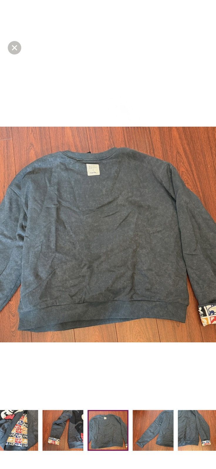 Zara Disney + Keith Haring Mickey Mouse Crew Neck Sweatshirt Size M / US 6-8 / IT 42-44 - 9 Thumbnail