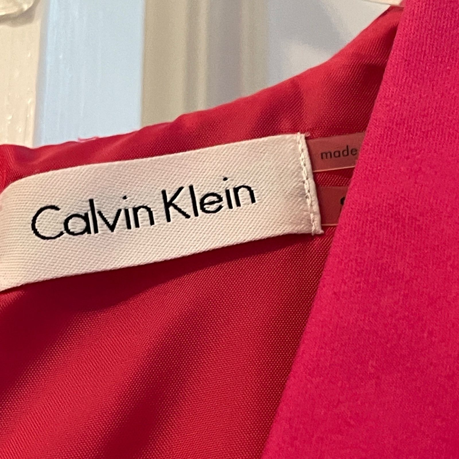 Calvin Klein Calvin Klein Pink sleeveless Dress Size 8 Pleated Bottom Size M / US 6-8 / IT 42-44 - 5 Thumbnail