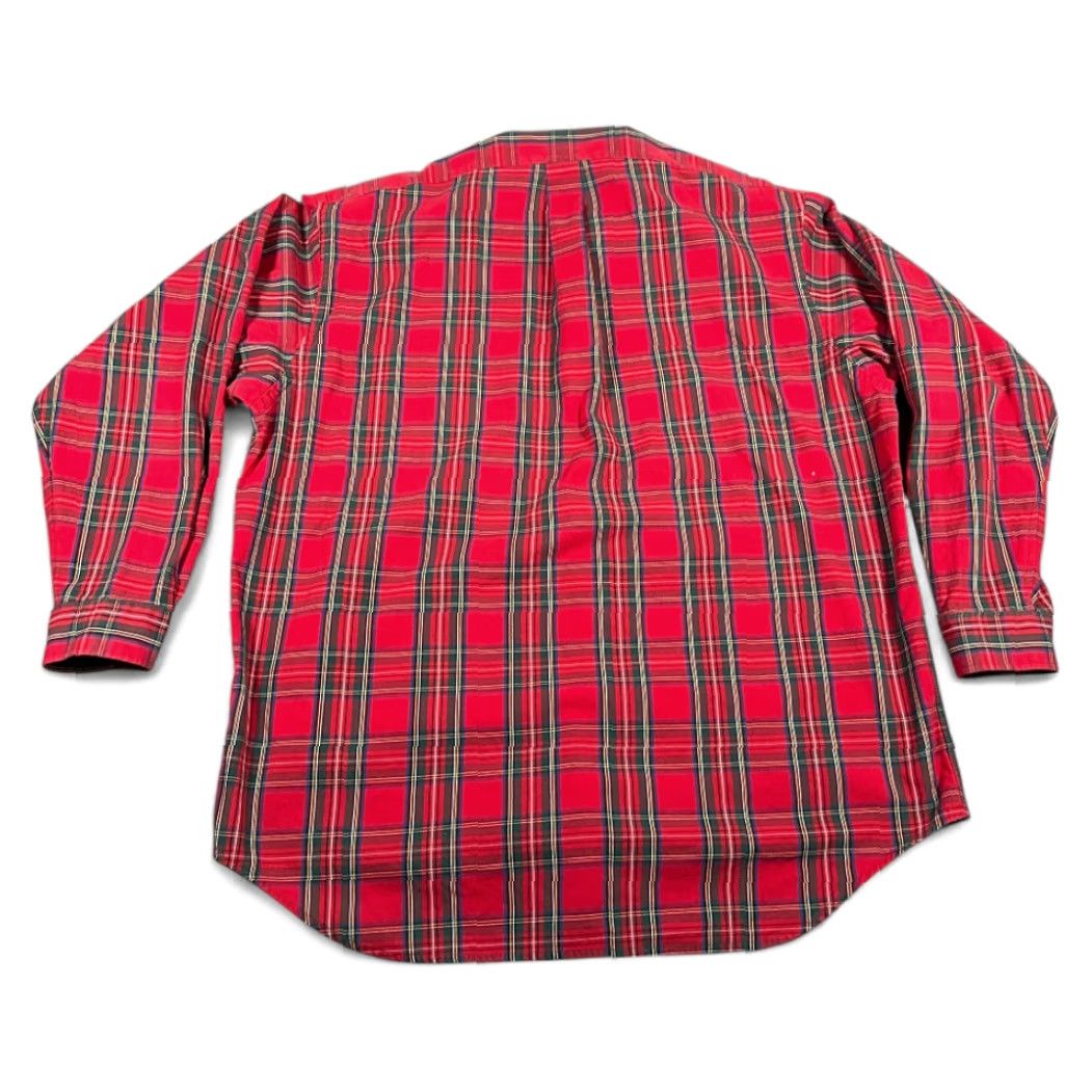 Ralph Lauren VINTAGE Ralph Lauren Shirt Adult LARGE Red Plaid Pony Big Oversize Preppy 90s Size US XL / EU 56 / 4 - 3 Thumbnail