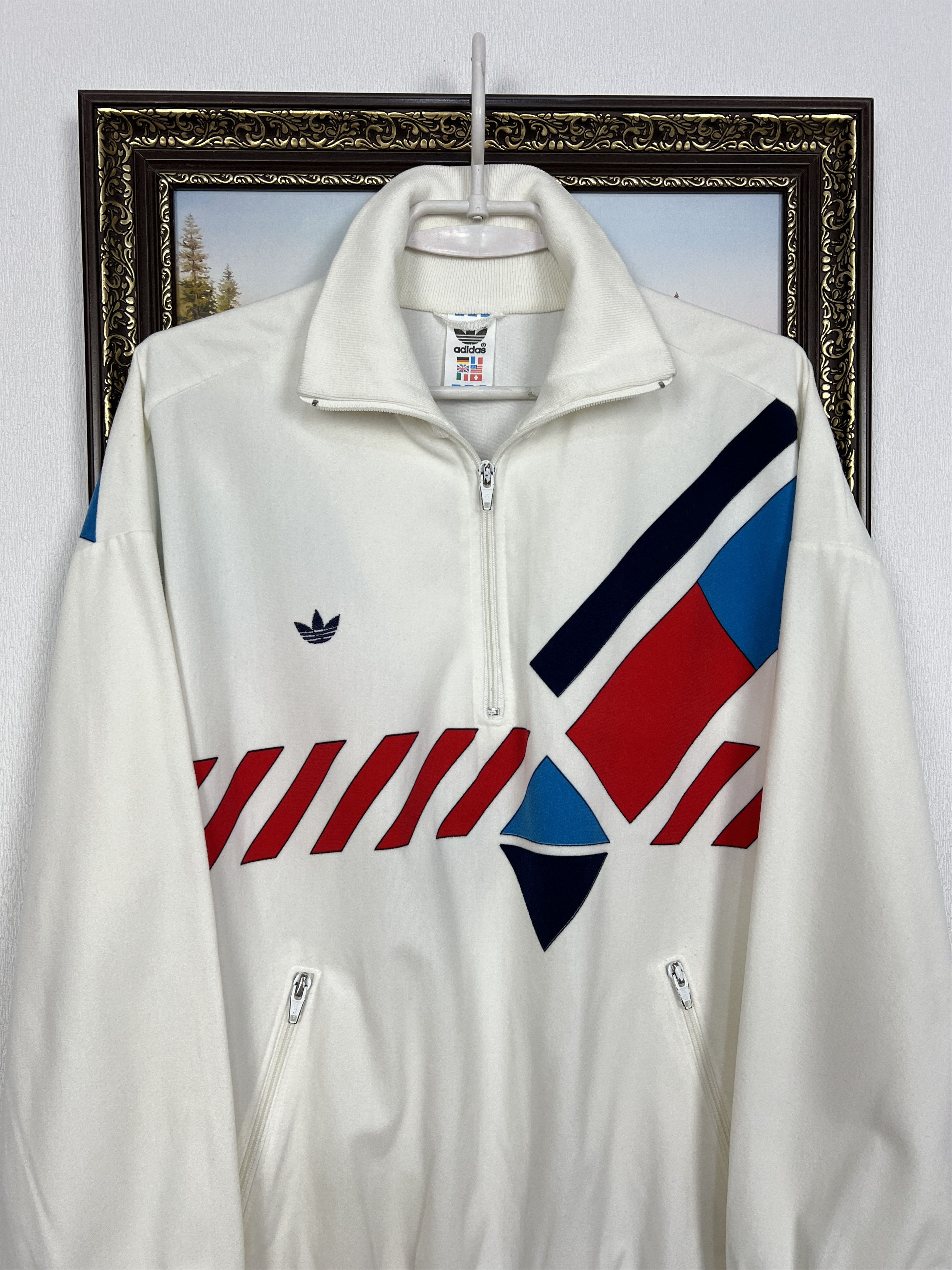 Adidas Vintage 90's Ivan Lendl Tennis Jacket Track Top Agassi Size US M / EU 48-50 / 2 - 2 Thumbnail