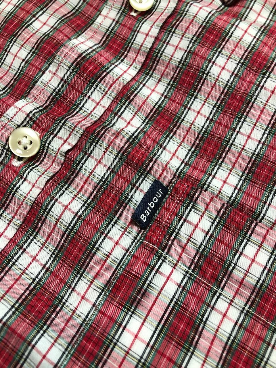 Barbour Vintage Shirt cell print Barbour logo Y2K streetwear Size US S / EU 44-46 / 1 - 6 Thumbnail