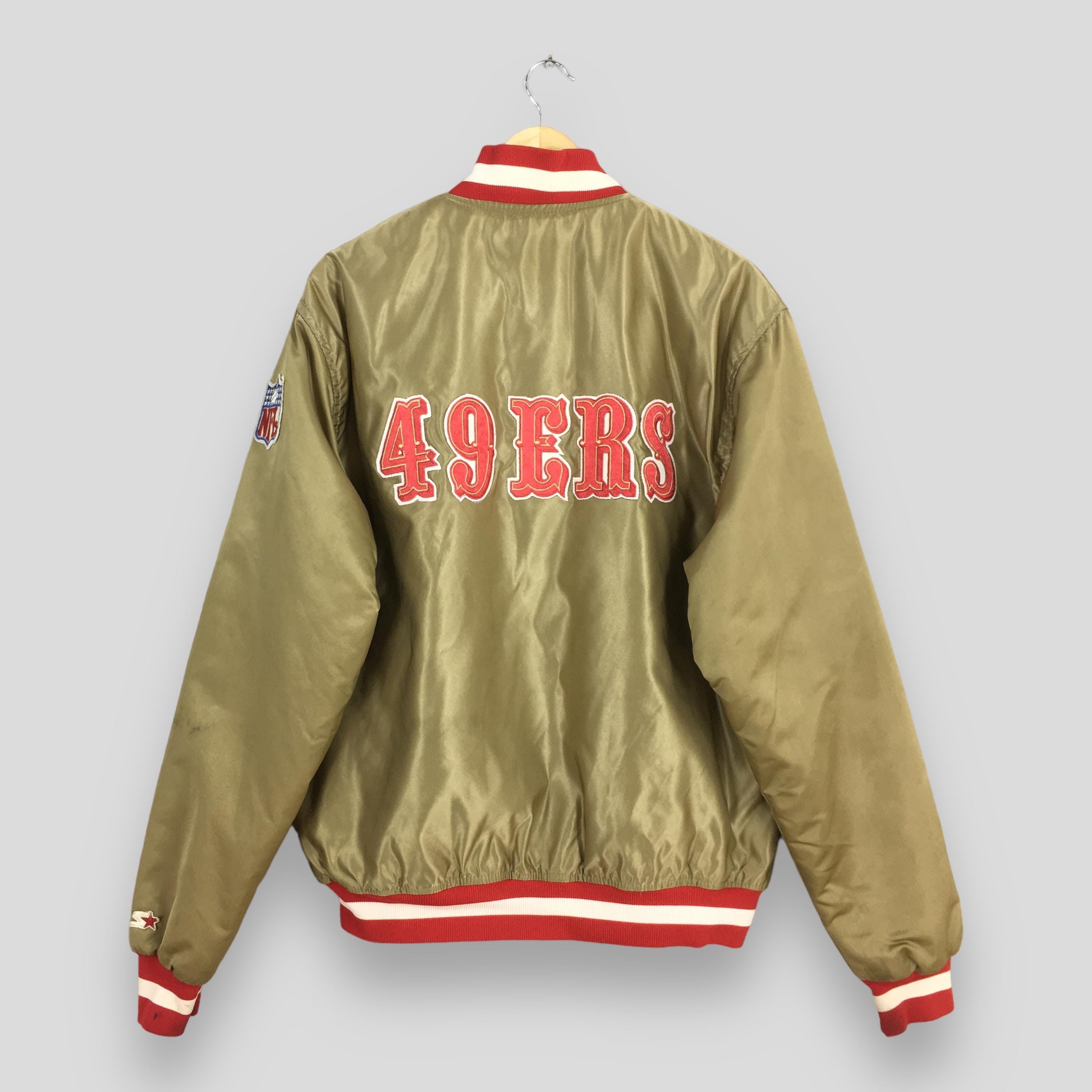 NFL Vintage San Francisco 49ers NFL Gold Satin Jacket XLarge Size US XL / EU 56 / 4 - 1 Thumbnail