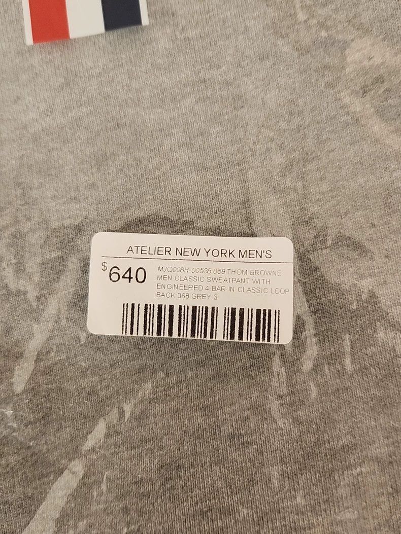 Thom Browne Thom Browne size3 Classic grey four-barrel trousers Size US 27 - 6 Thumbnail