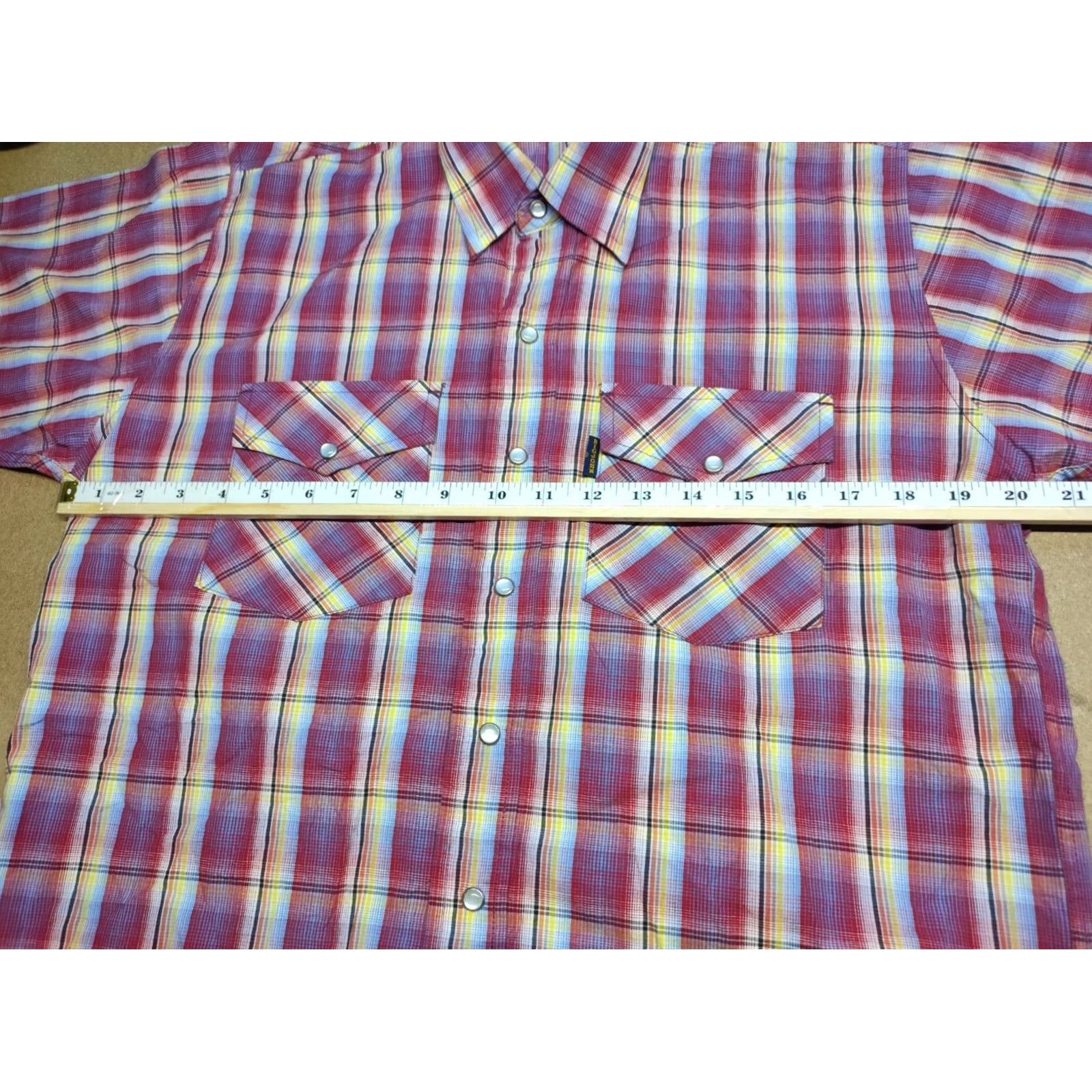 Fred Perry Big John Men Button Up Shirt Size M Check Short Sleeve Plaid Japan Japanese Size US M / EU 48-50 / 2 - 3 Thumbnail