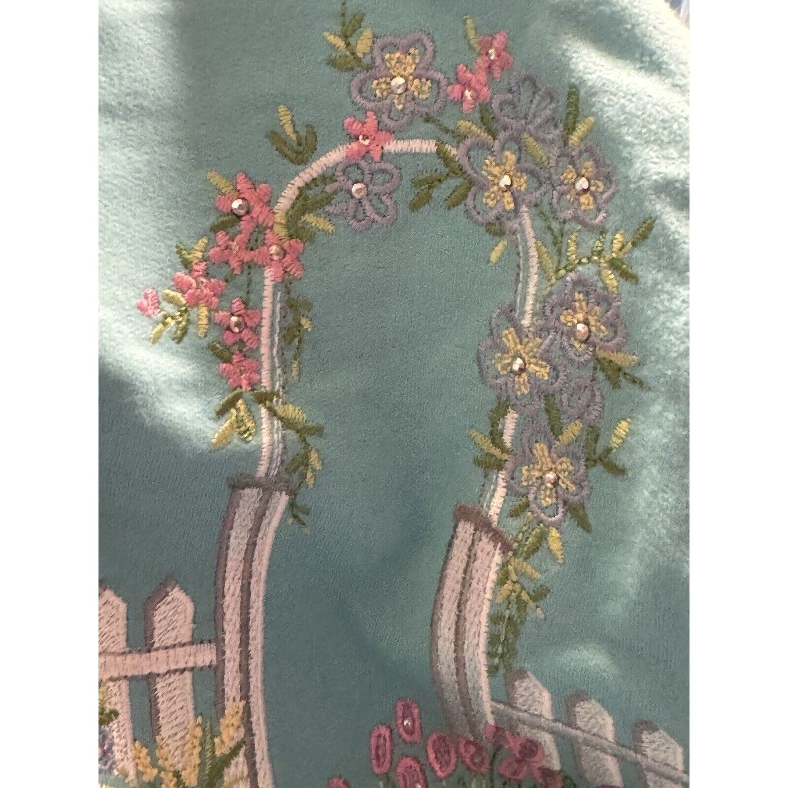 Other Vintage 90s Y2K Petite Small Embroidery Beaded Cottagecore Size S / US 4 / IT 40 - 12 Thumbnail