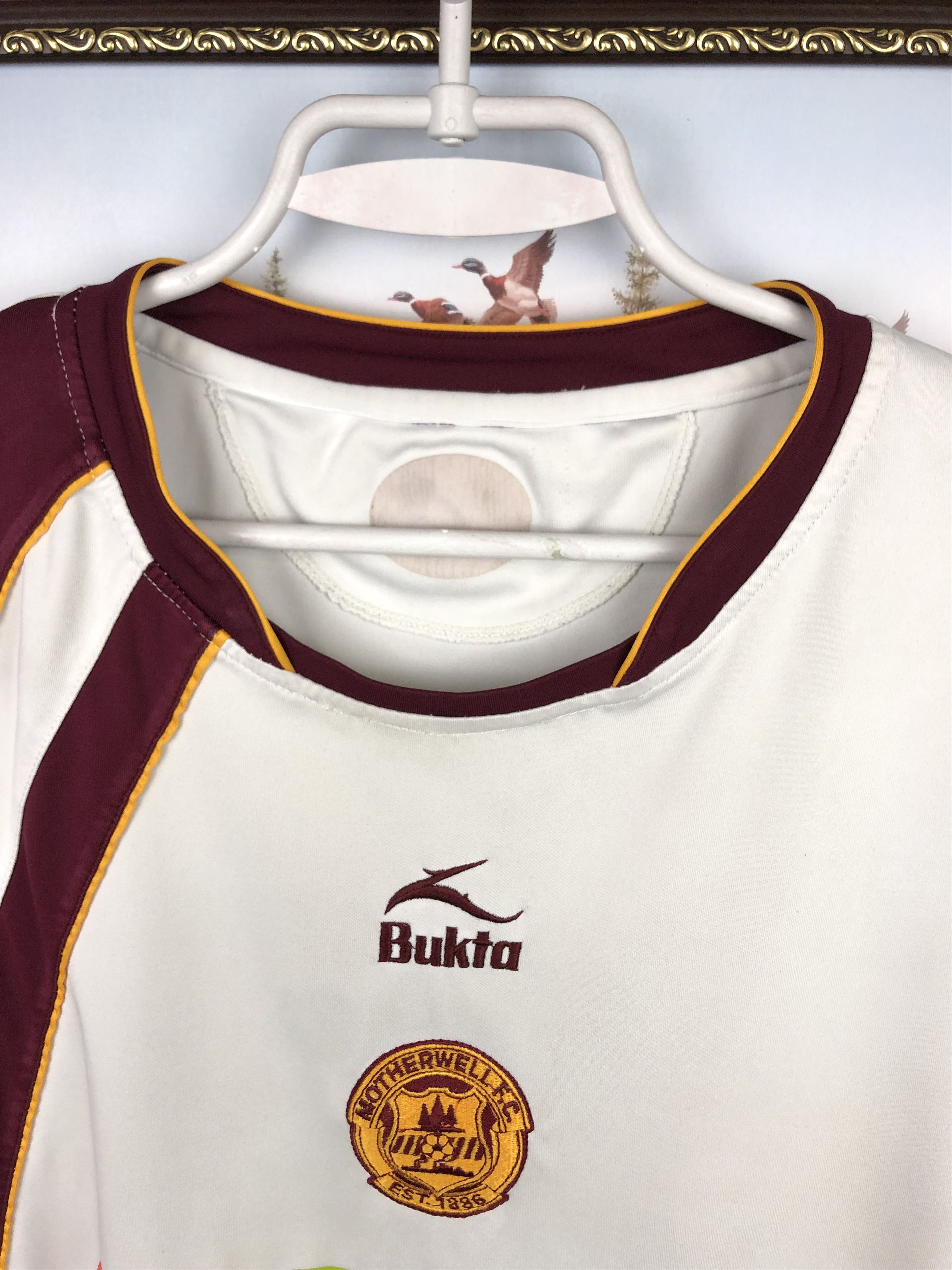 Vintage Motherwell football shirt 2008 Soccer Jersey Trikot Tee Size US XXL / EU 58 / 5 - 4 Thumbnail
