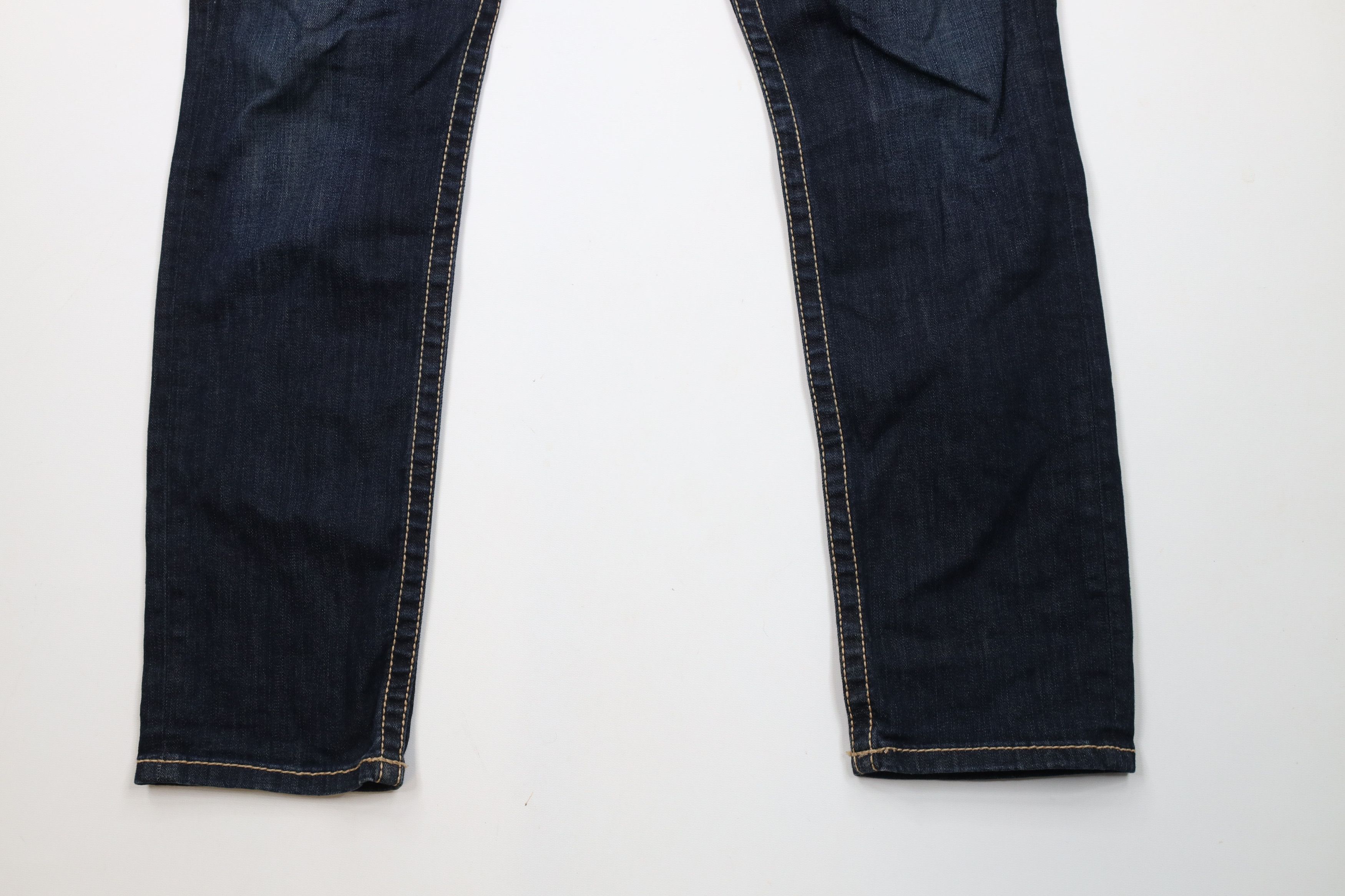BKE × Vintage Buckle BKE Thick Stitch Stretch Culture Denim Jeans Blue Size 32" / US 10 / IT 46 - 4 Thumbnail