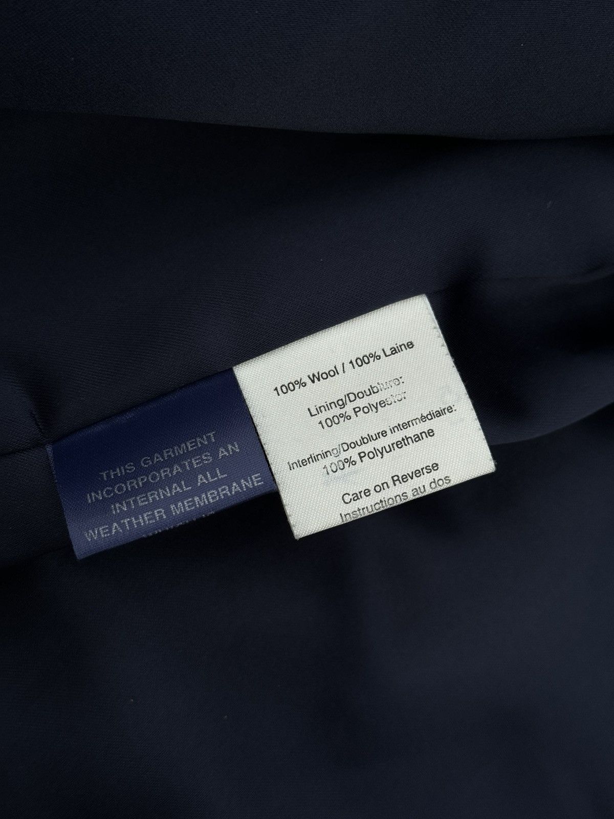 Turnbull & Asser Turnbull Asser Waterproof wool tweed blue coat Size US XL / EU 56 / 4 - 11 Thumbnail