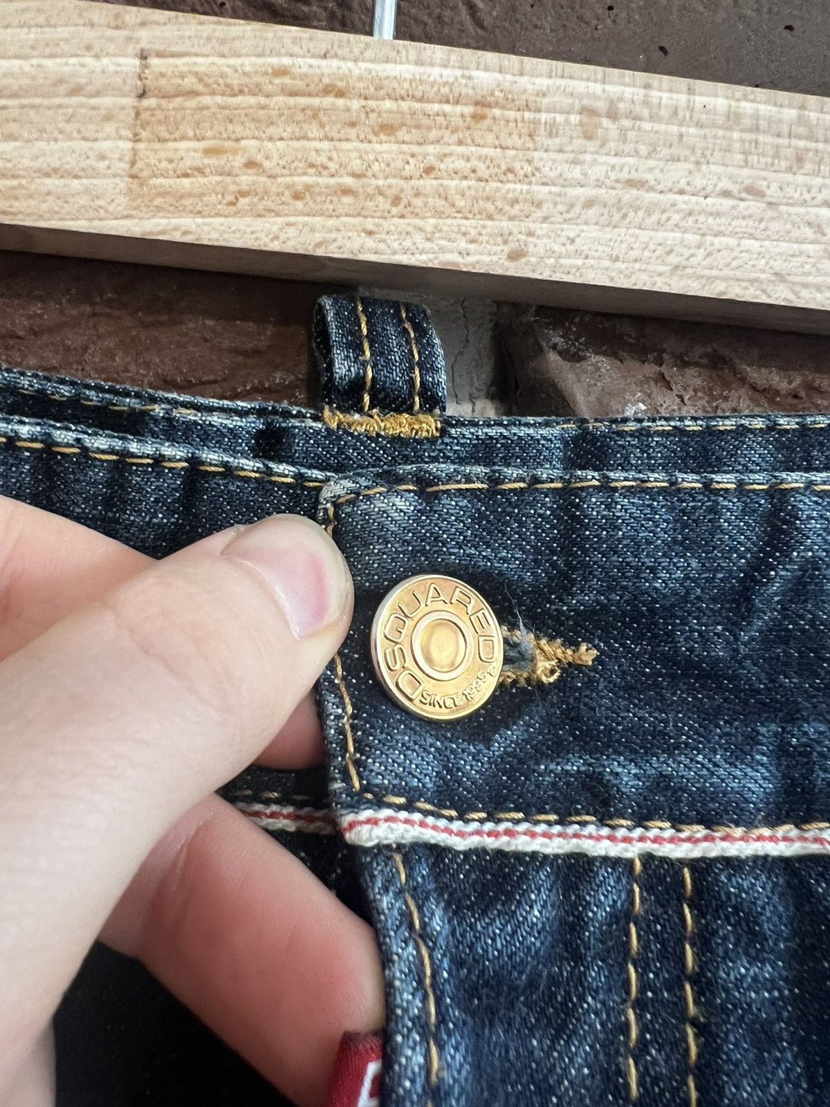 Dsquared2 Rare Dsquared2 Vintage Y2K Mini Skirt Selvedge Denim 42 Size 28" / US 6 / IT 42 - 4 Thumbnail