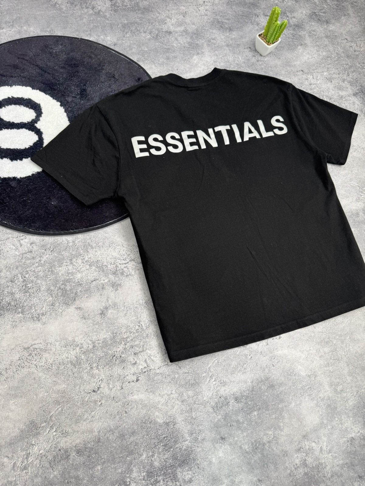 Essentials Fear of God Essentials Big Logo Reflective Oversized T shirt Size US L / EU 52-54 / 3 - 8 Thumbnail