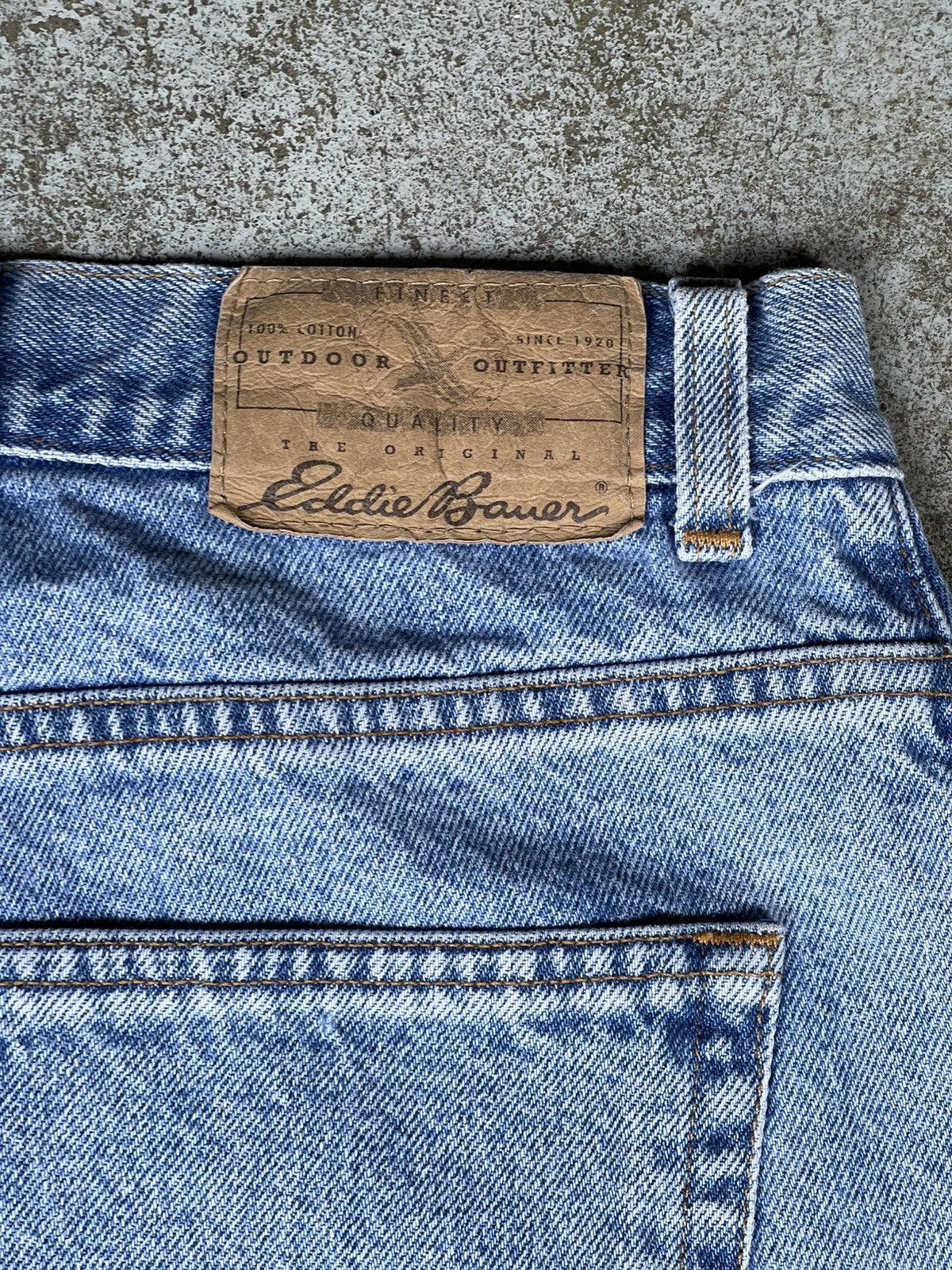 Eddie Bauer Vintage Eddie Bauer Baggy Denim Pants Size 34" / US 12 / IT 48 - 4 Thumbnail
